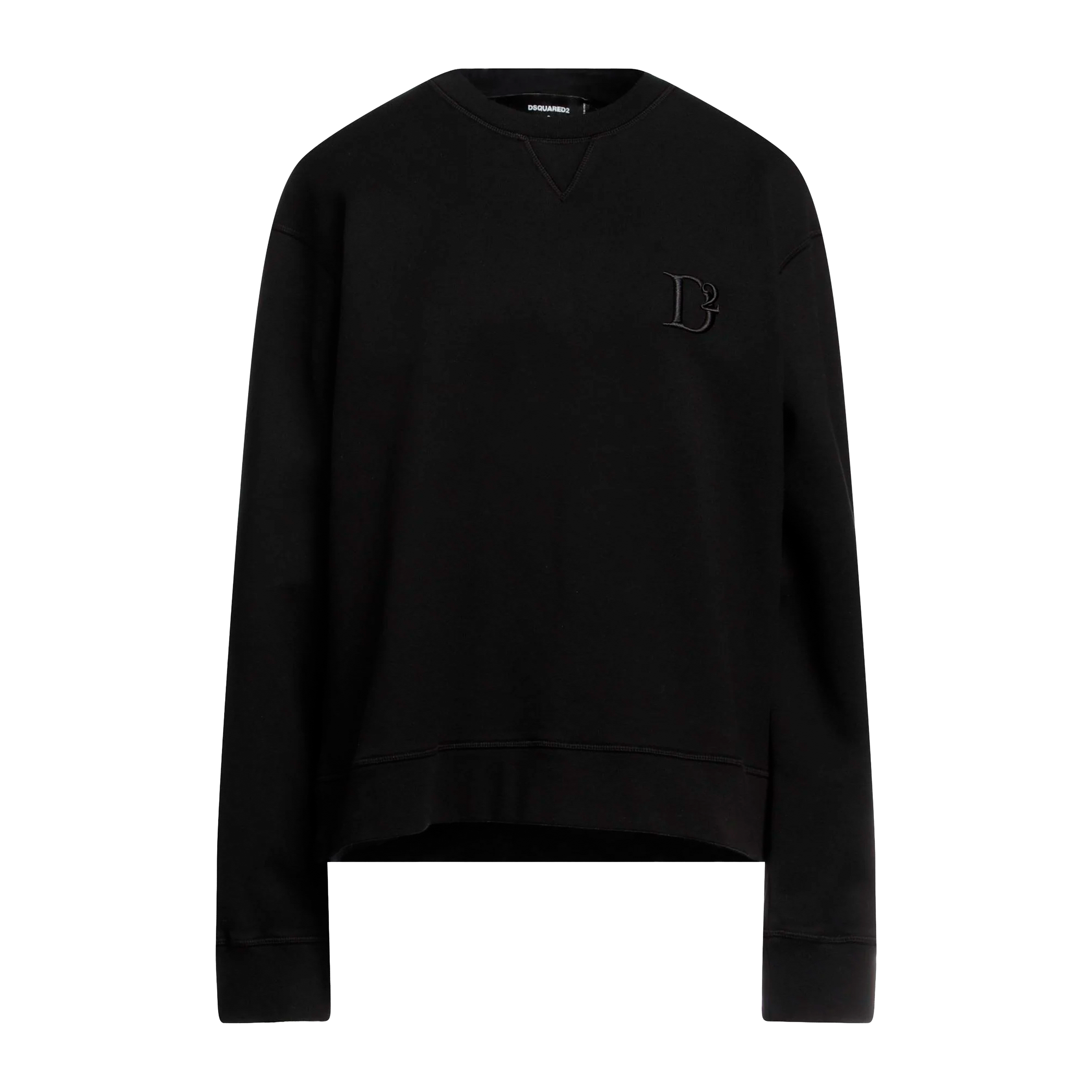 Buzo Negro Dsquared2 D2 Logo