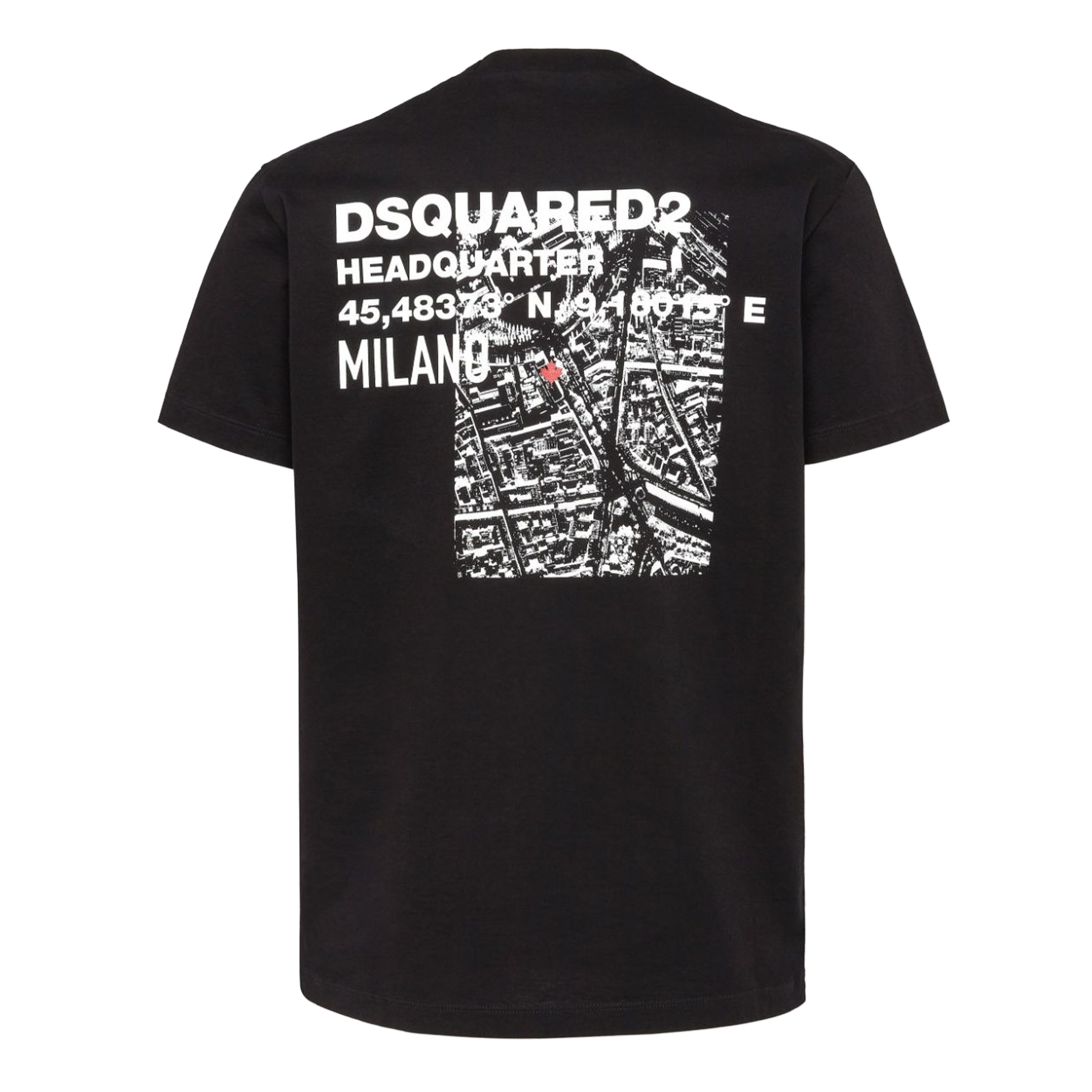 Camiseta Negra Dsquared2 Chest Logo