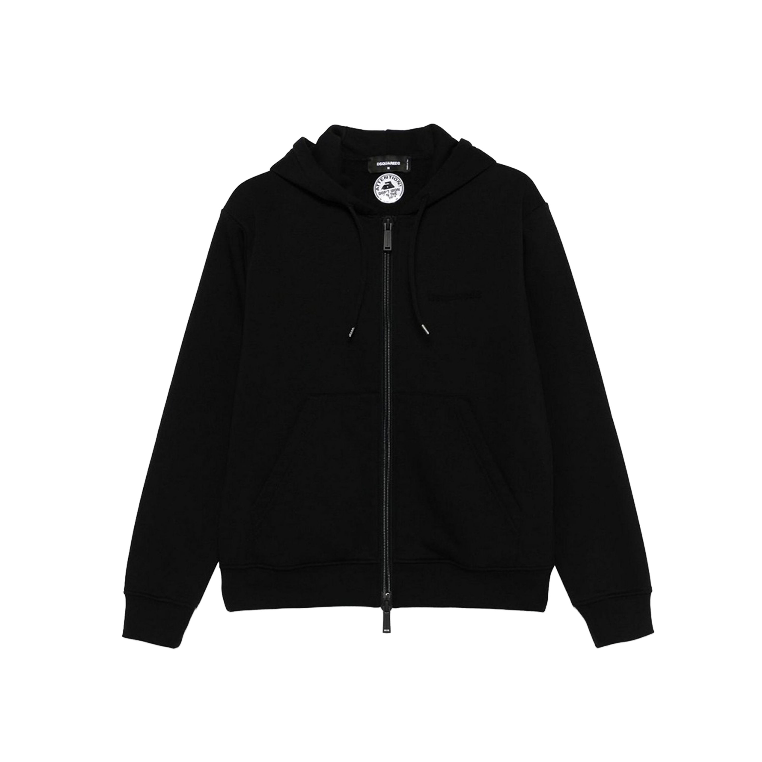 Chaqueta Negra Dsquared2 Zip