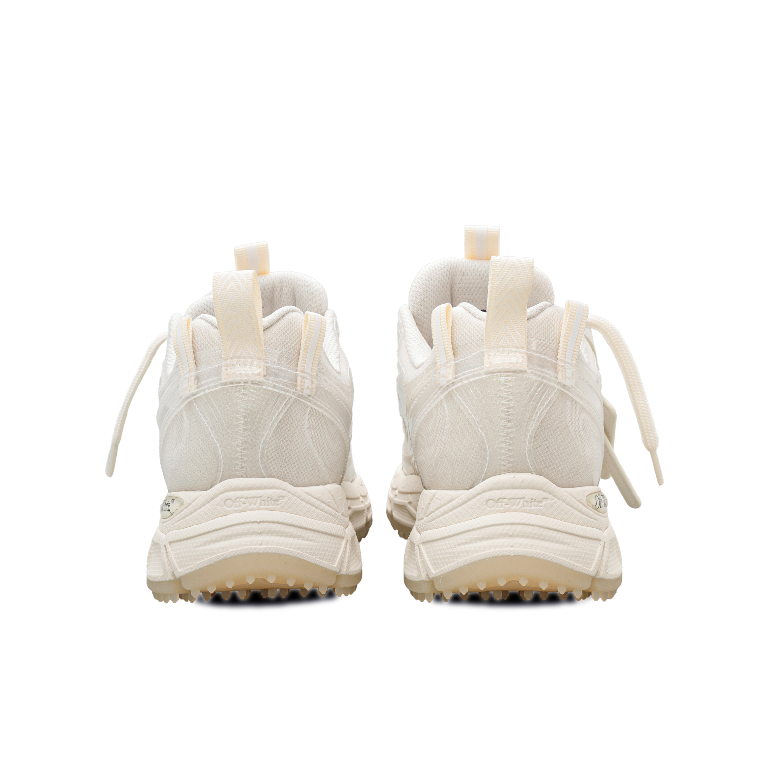 Sneakers Beige Off-White Translucent "Be Right Back"