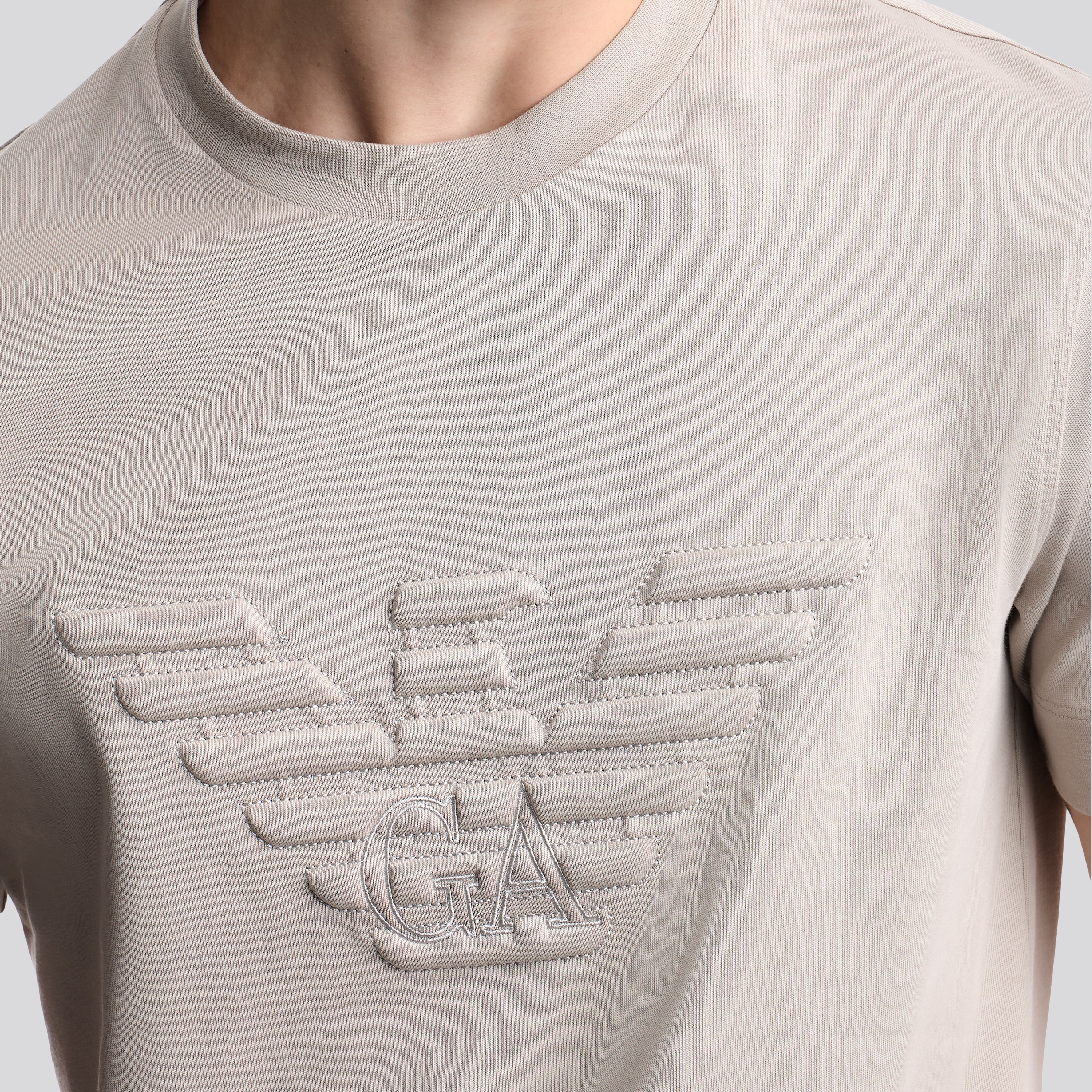 Camiseta Gris Emporio Armani Big Eagle