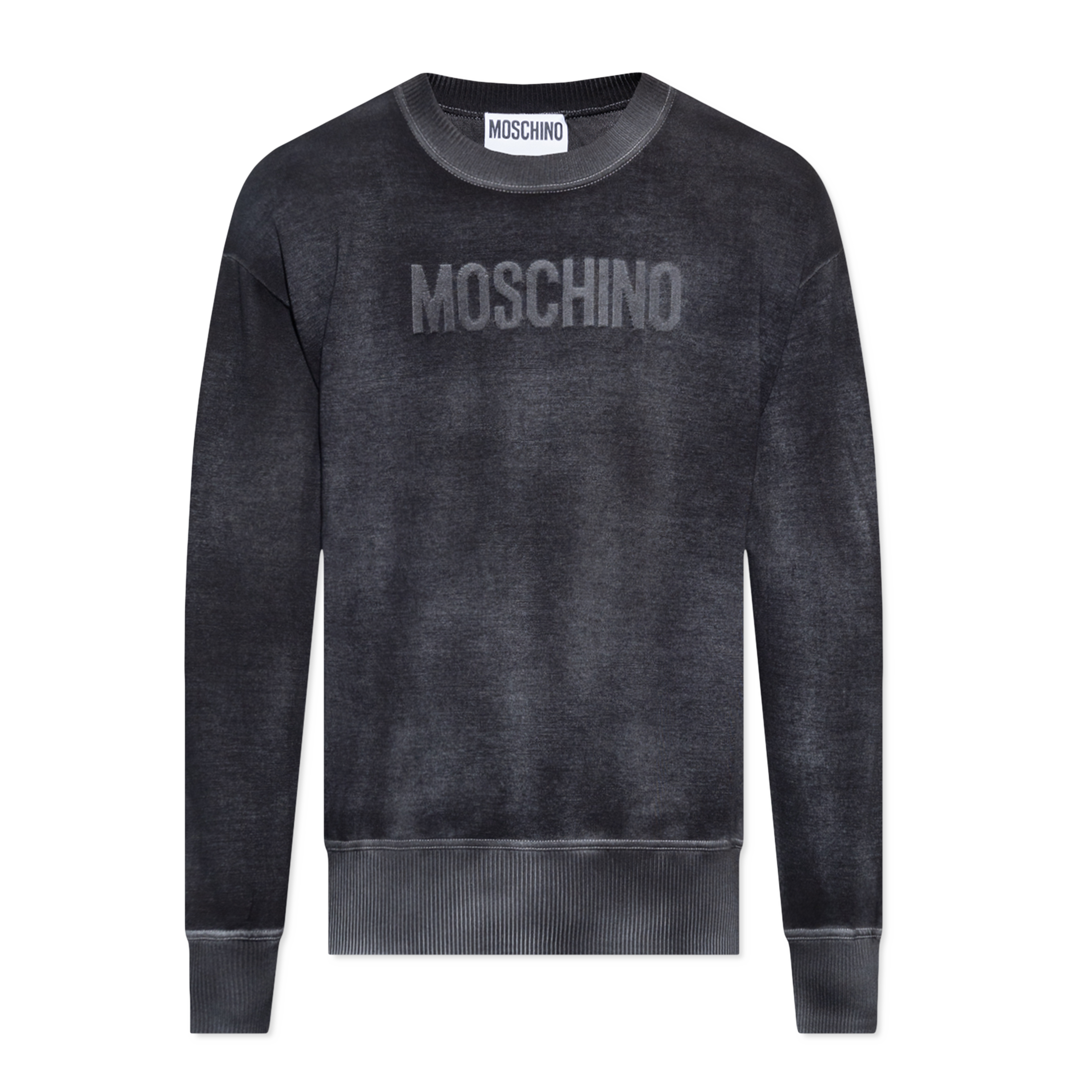 Buzo Negro Moschino Logo