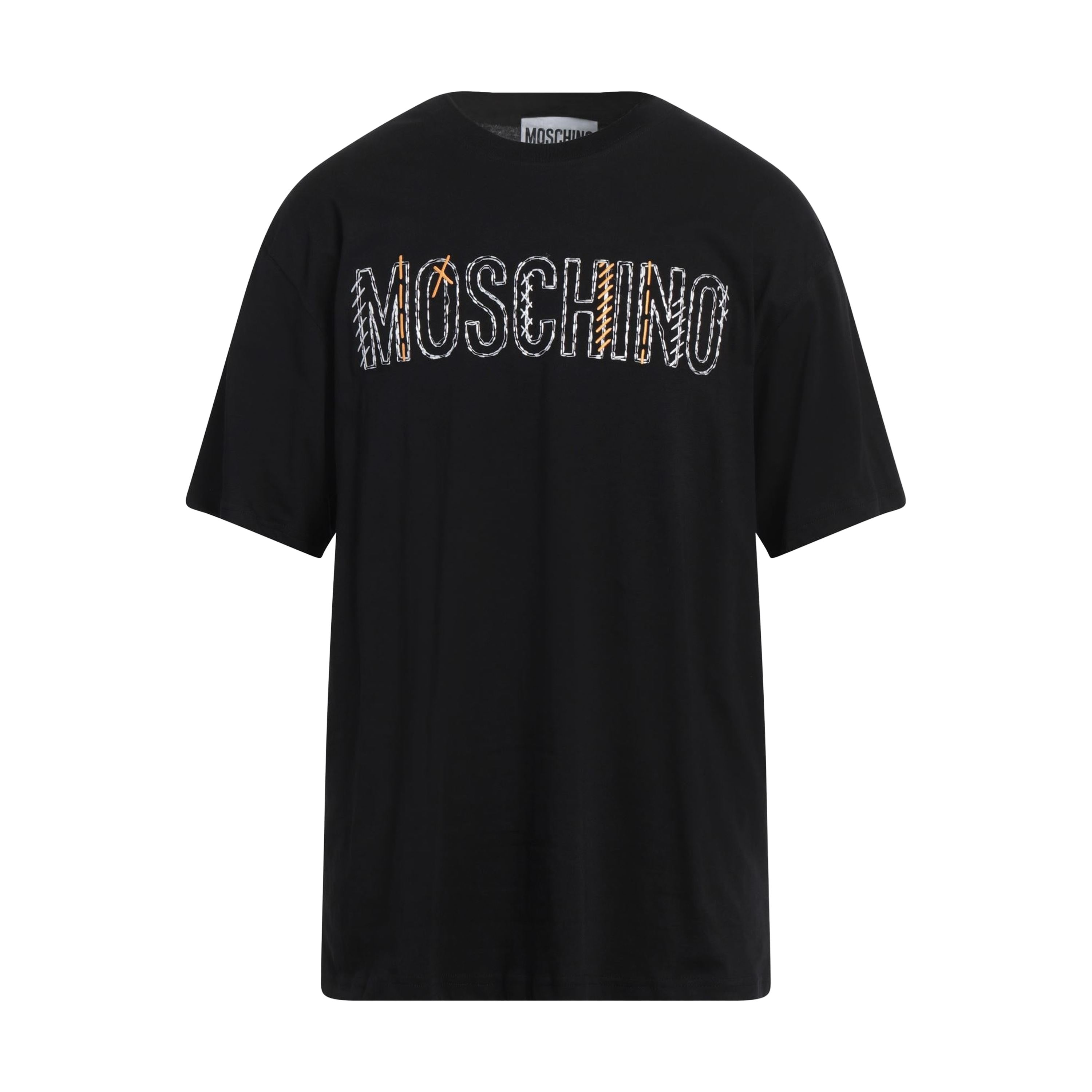 Camiseta Negra Moschino Logox