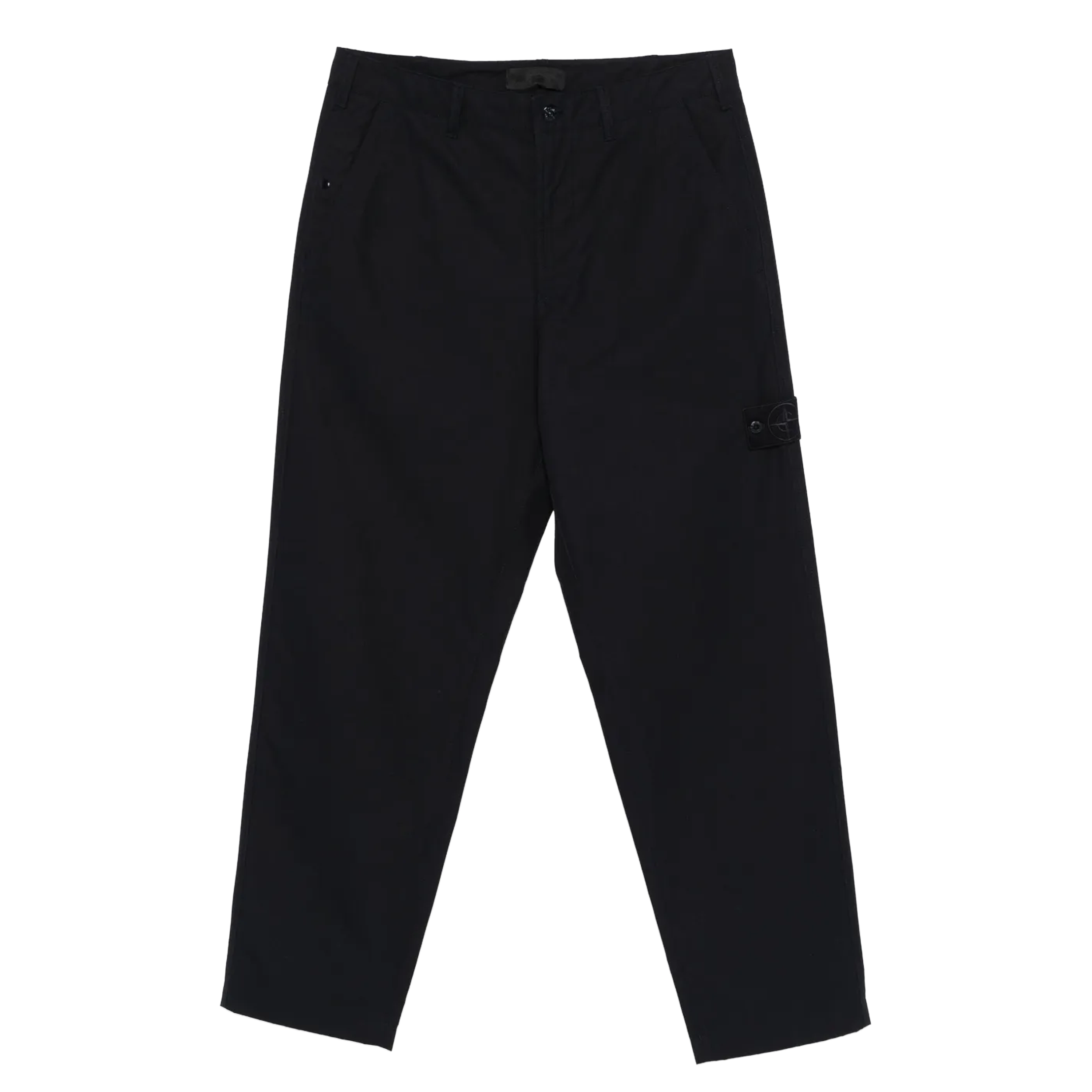 Pantalón Negro Stone Island Side Pocket Ghost