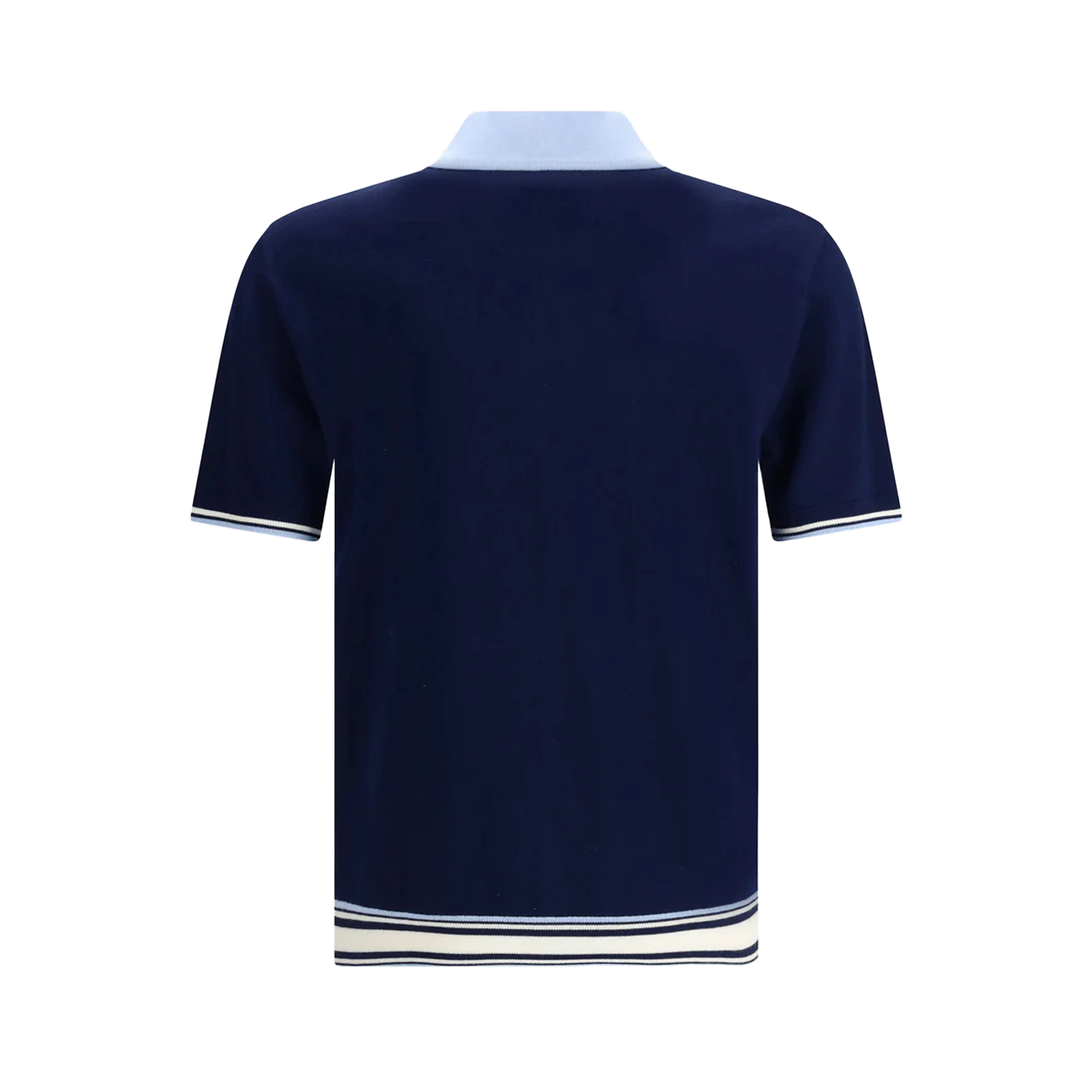 Camiseta Tipo Polo Azul Casablanca Merino
