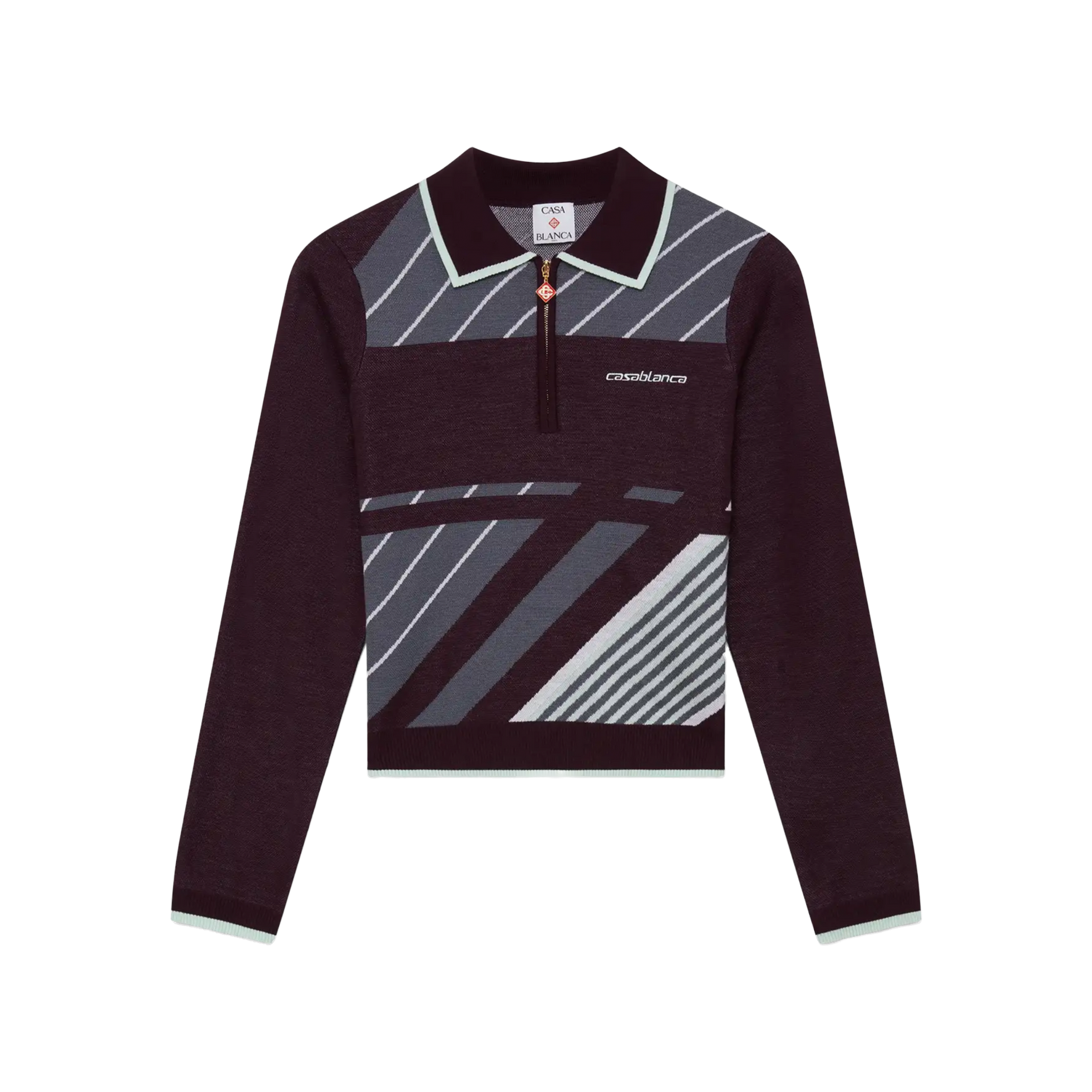 Camiseta Tipo Polo Morado Casablanca Sporty