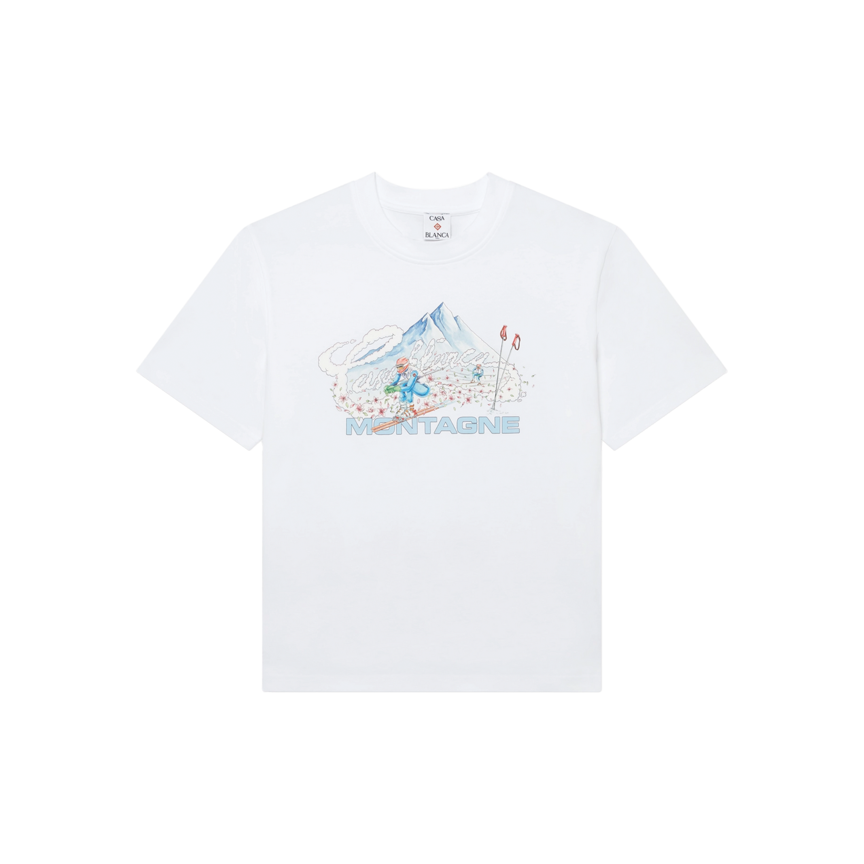 Camiseta Blanca Casablanca Dragonfly Floral