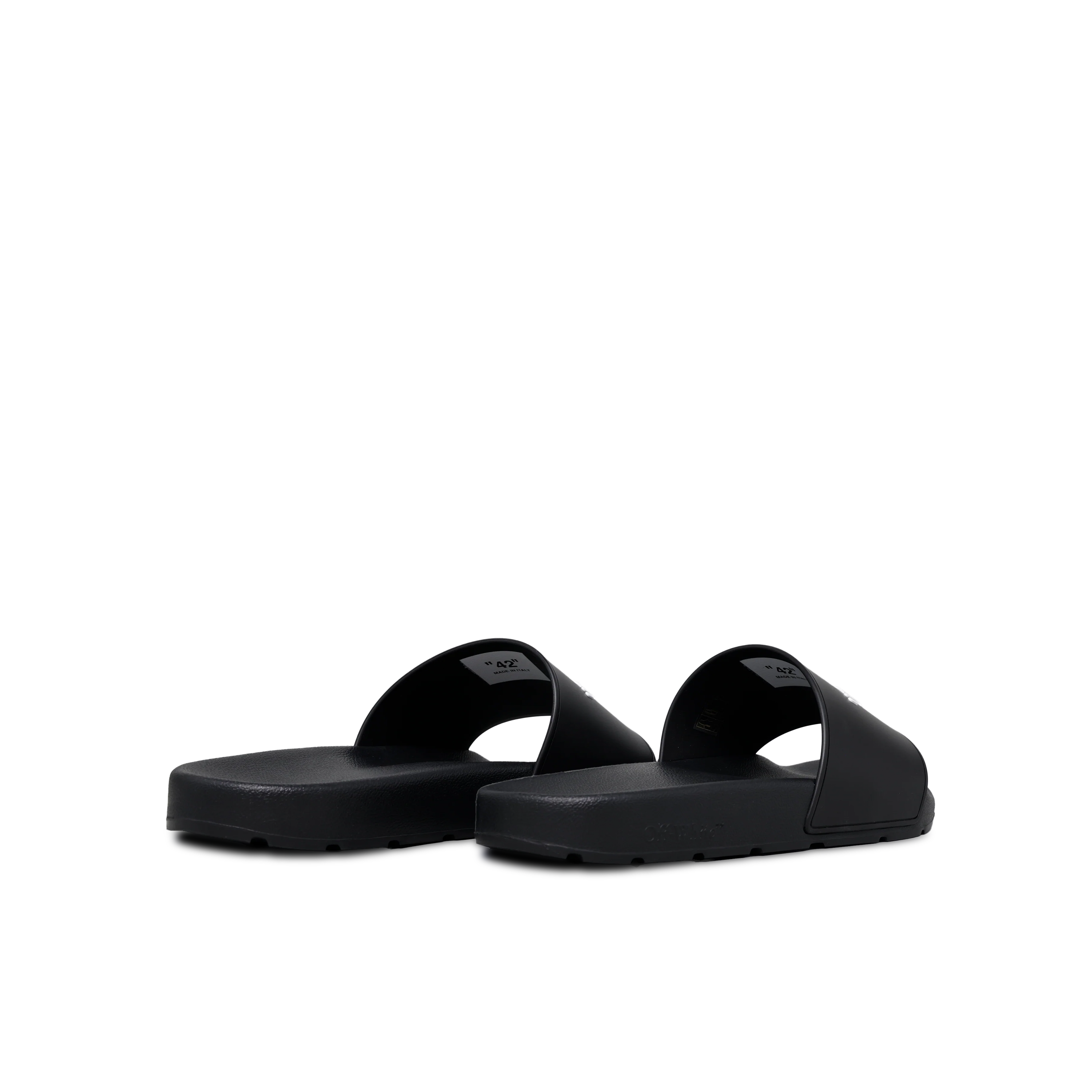 Sandalias Negras Off-White Quote