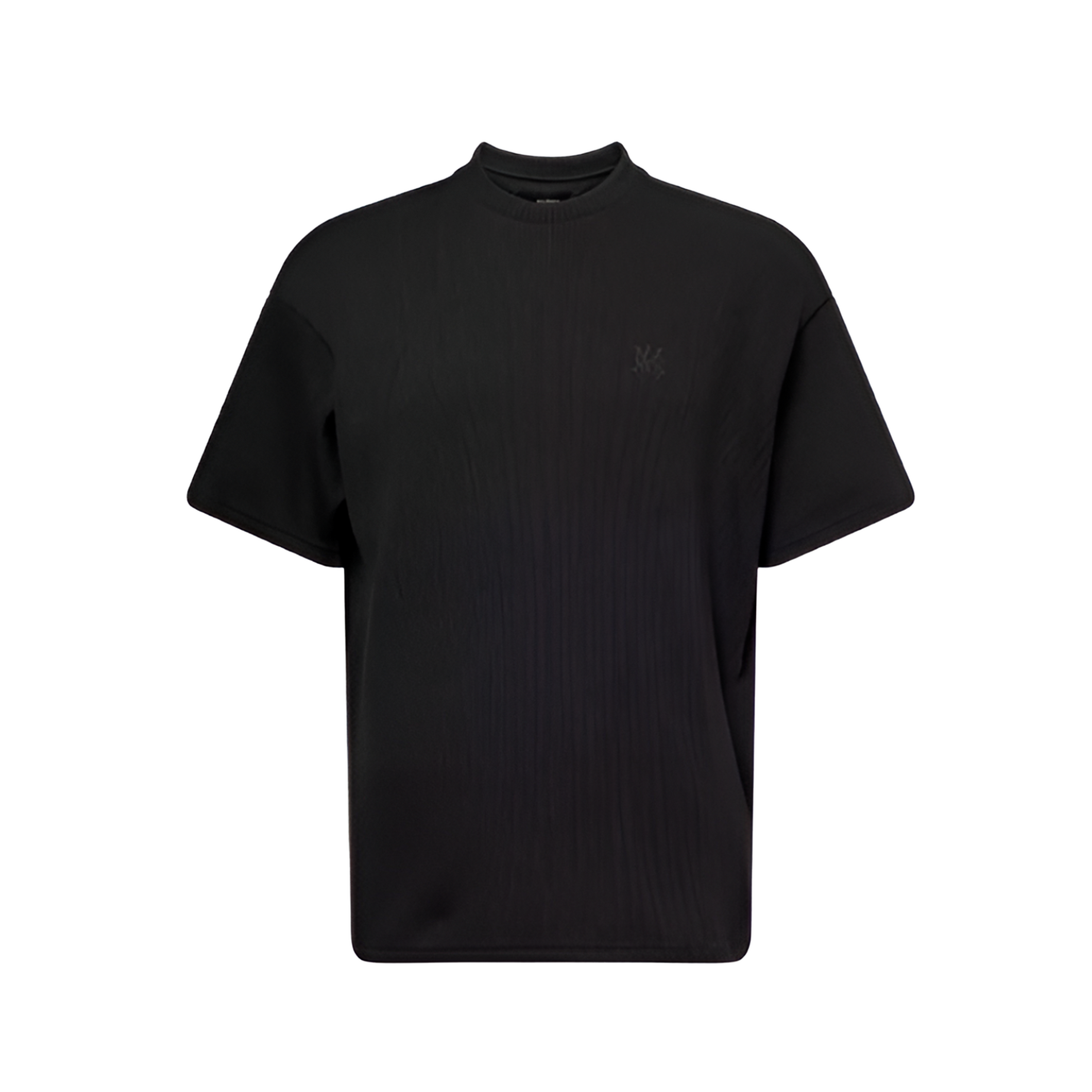 Camiseta Negra AMIRI Heavy Rib