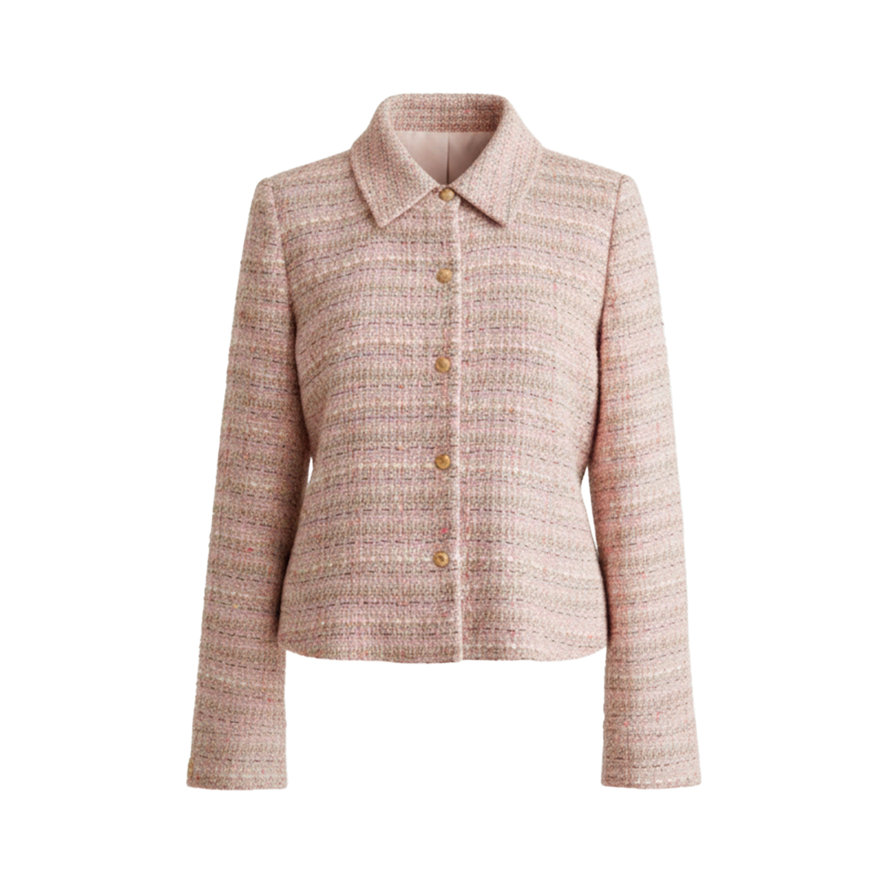 Camisa Rosado AMIRI Boucle Long Sleeve