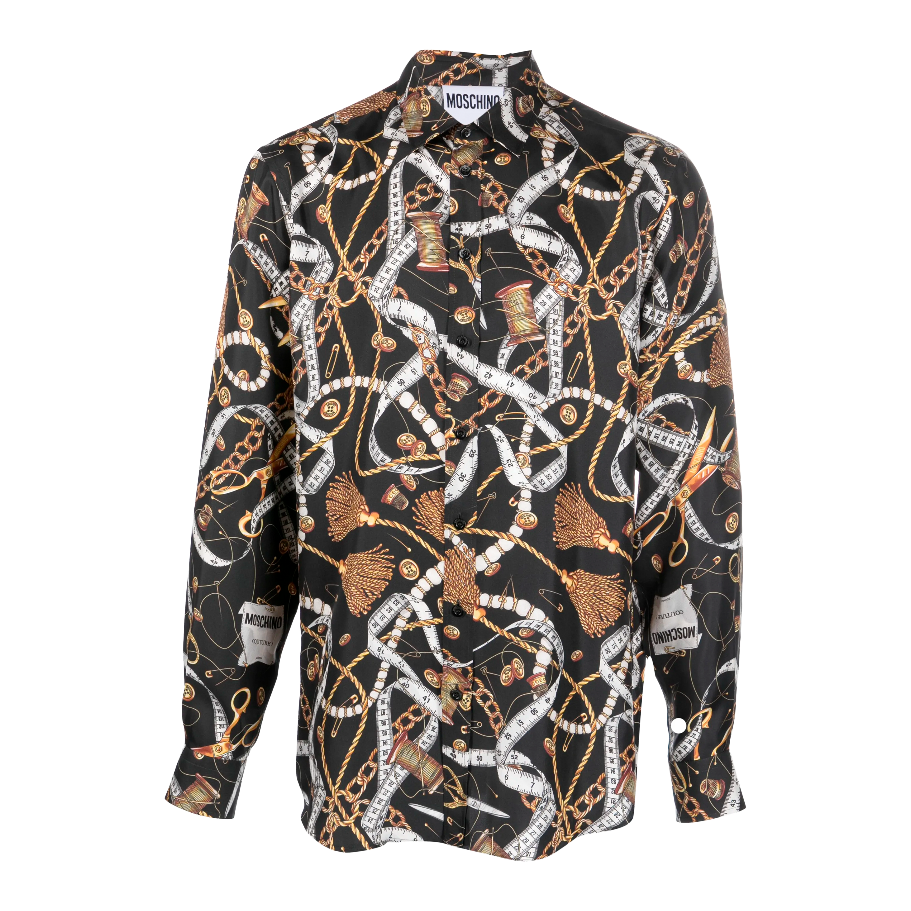 Camisa Negra Moschino Taylor