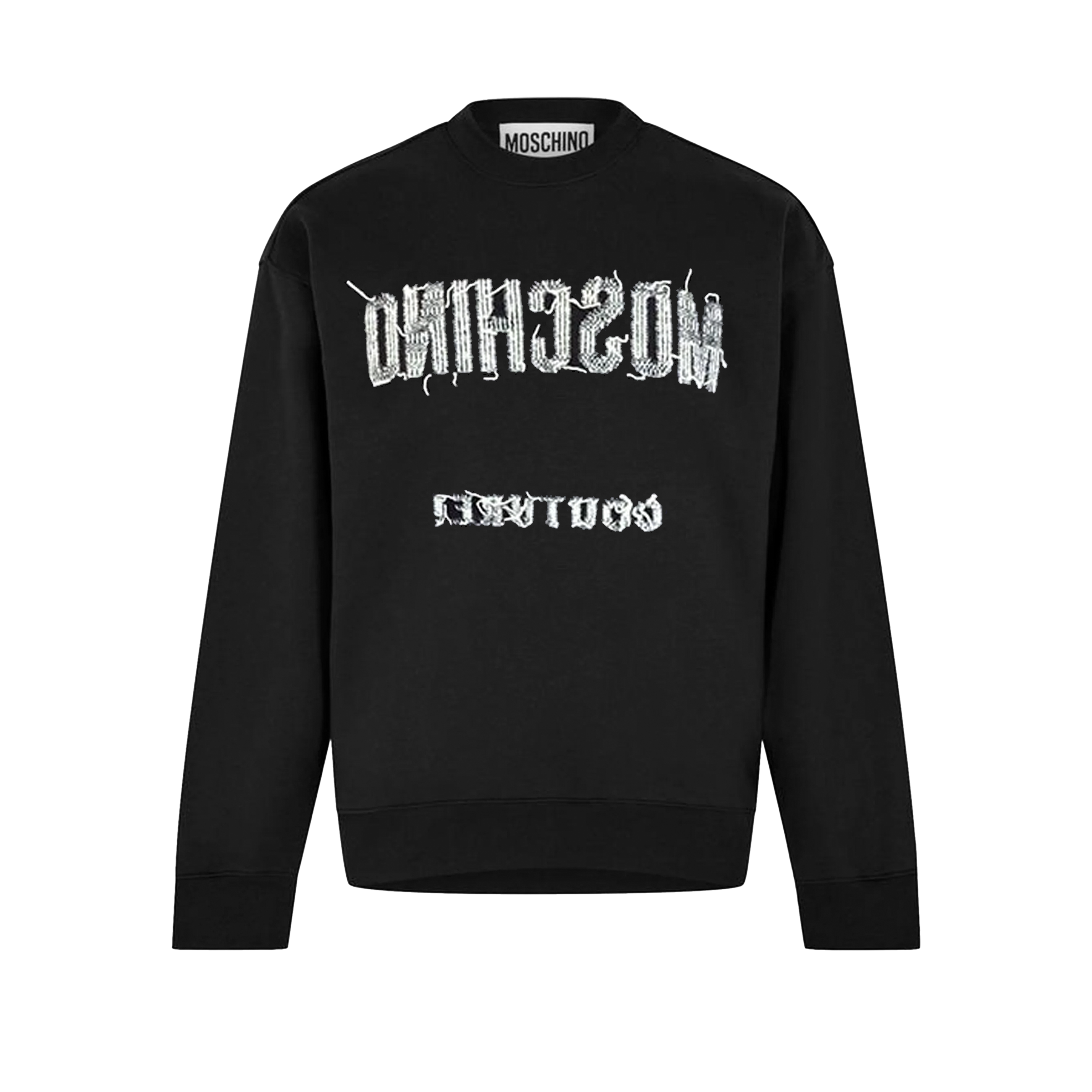 Buzo Negro Moschino Couture Embroidered