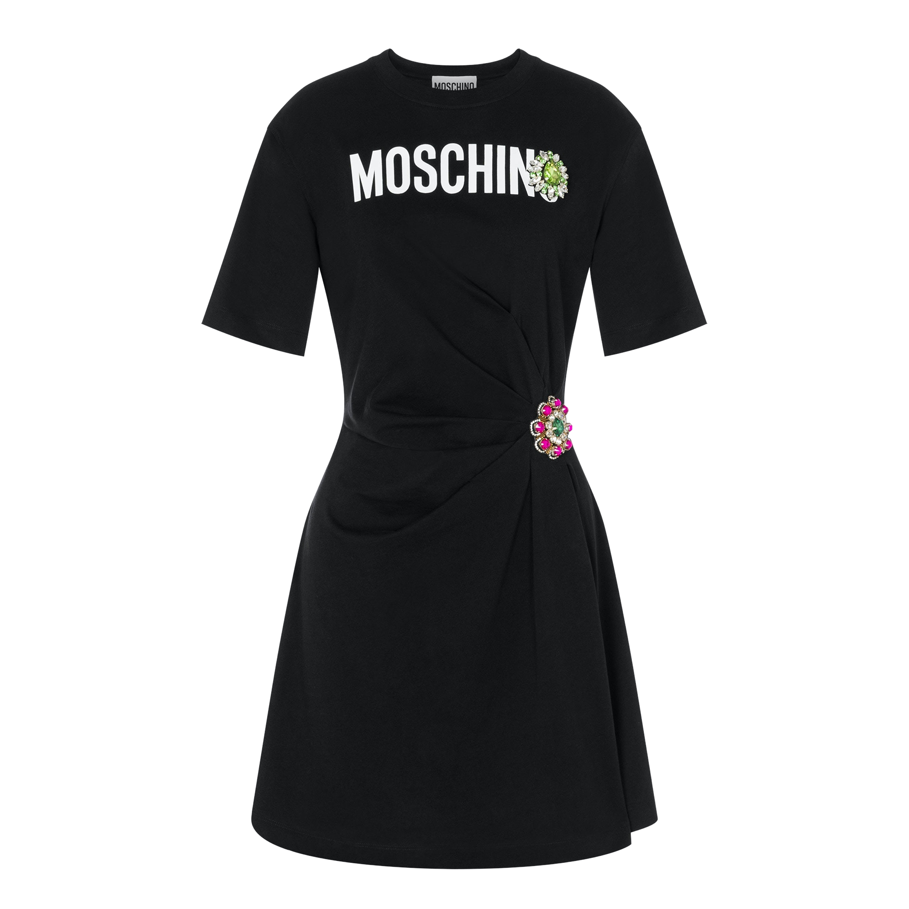 Vestido Negro Moschino Logo