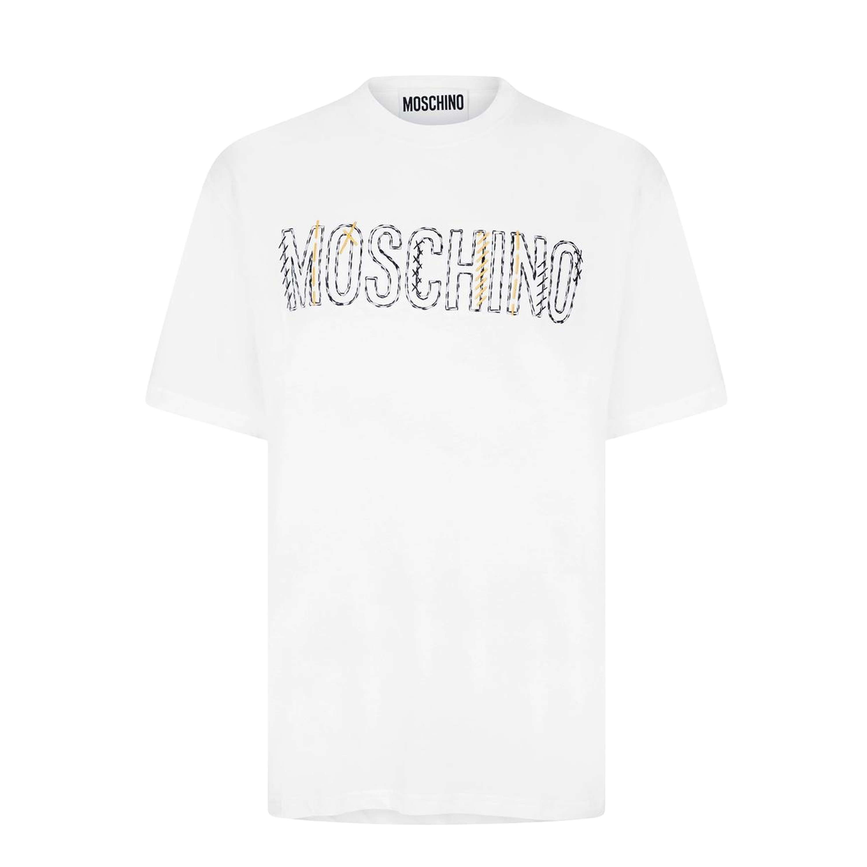 Camiseta Blanca Moschino Logox
