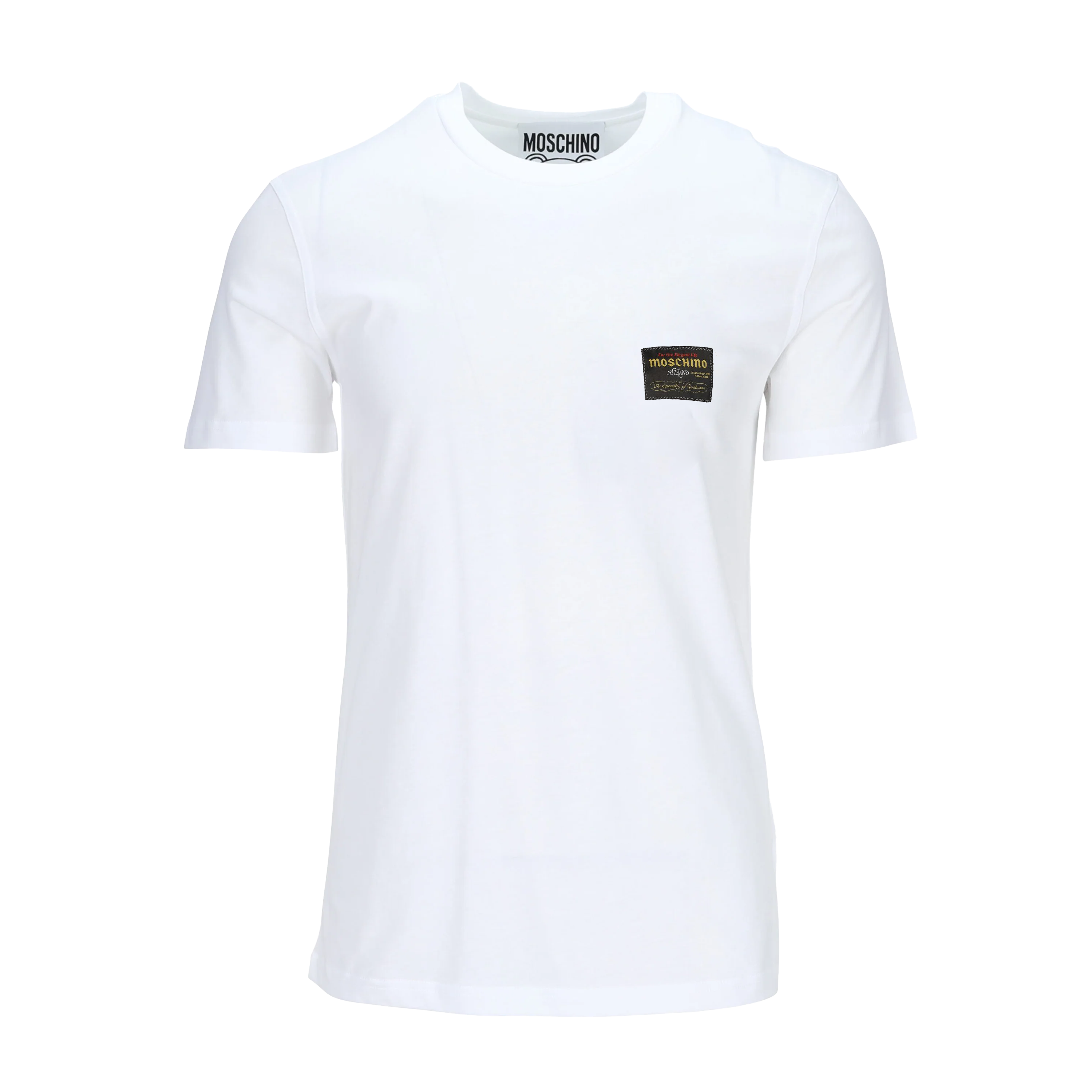 Camiseta Blanca Moschino Tag