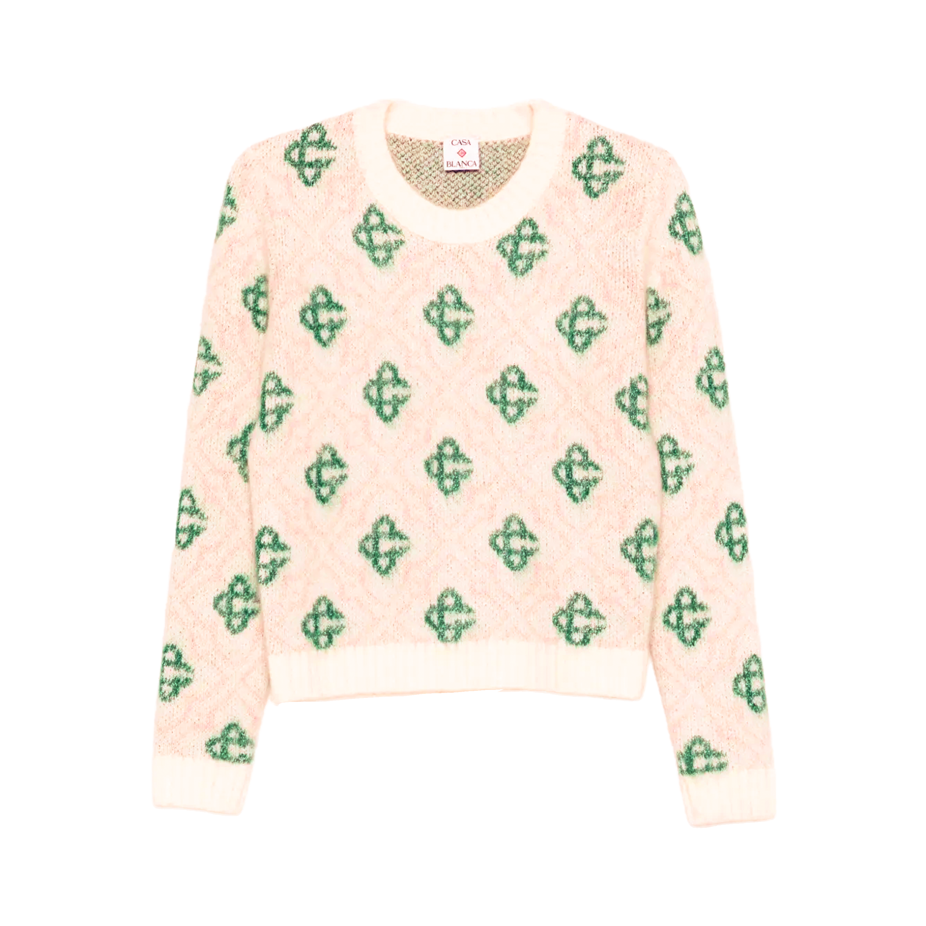 Buzo Blanco Casablanca Green Monogram