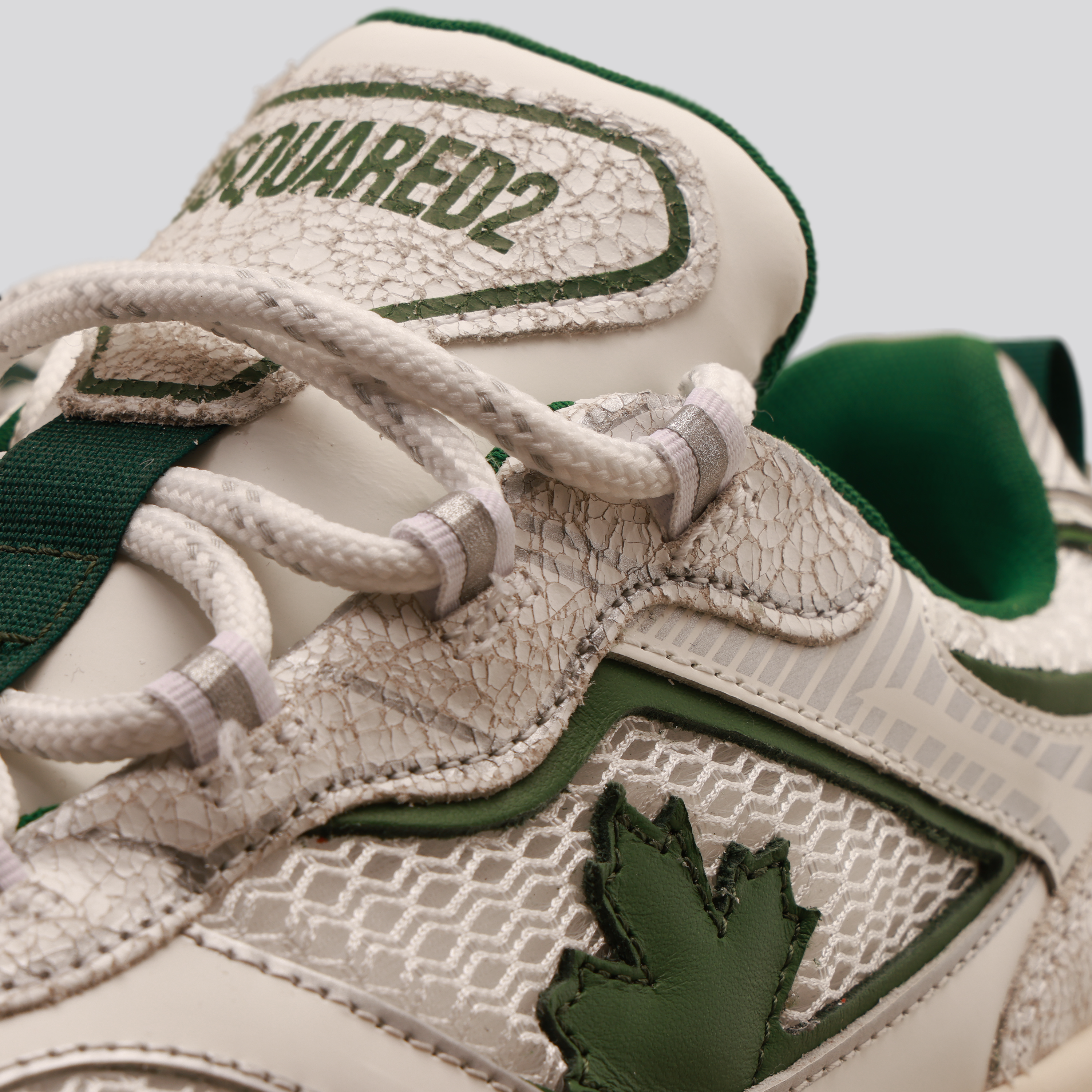 Sneakers Blancos Dsquared2 Detailed Leaf