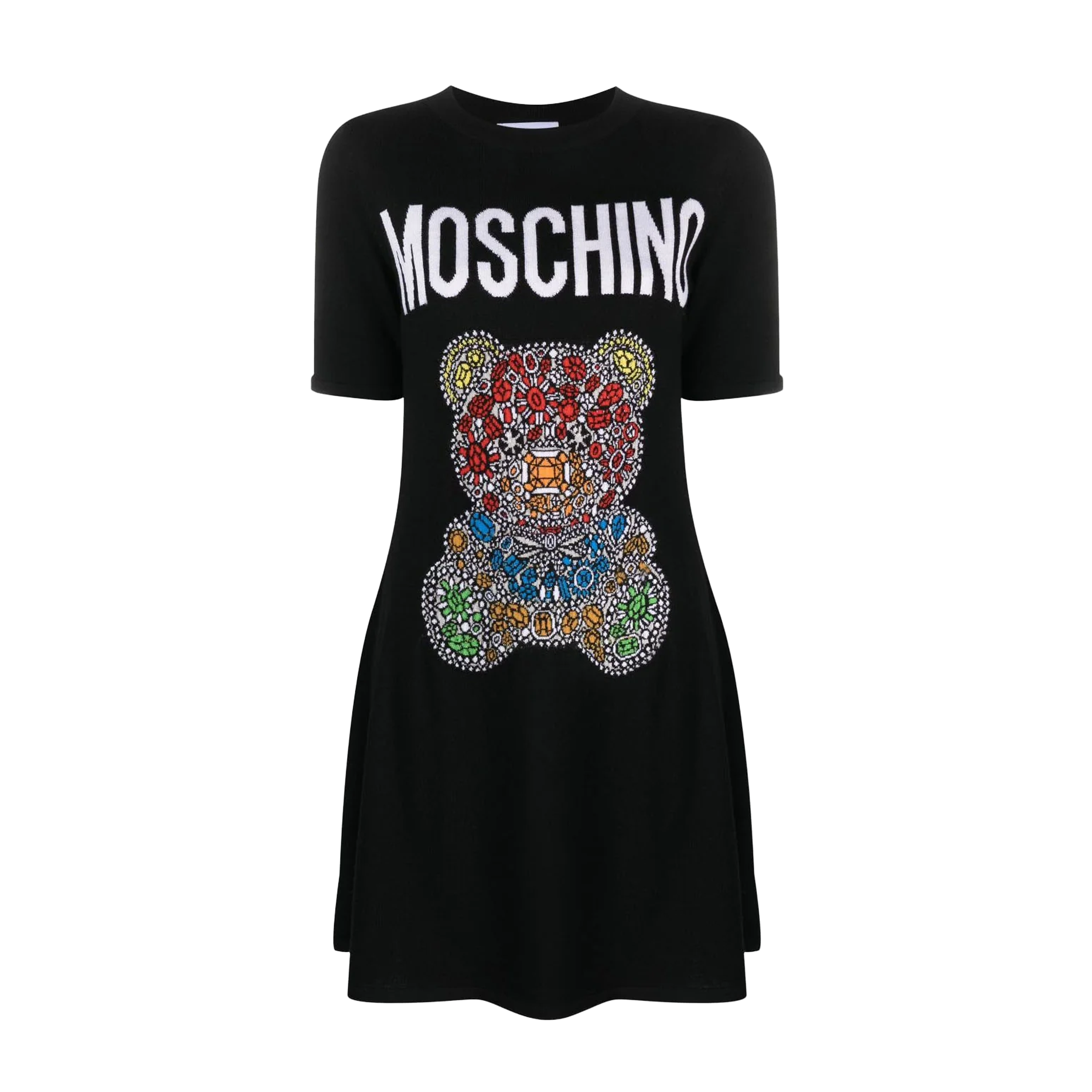 Vestido Negro Moschino Teddy