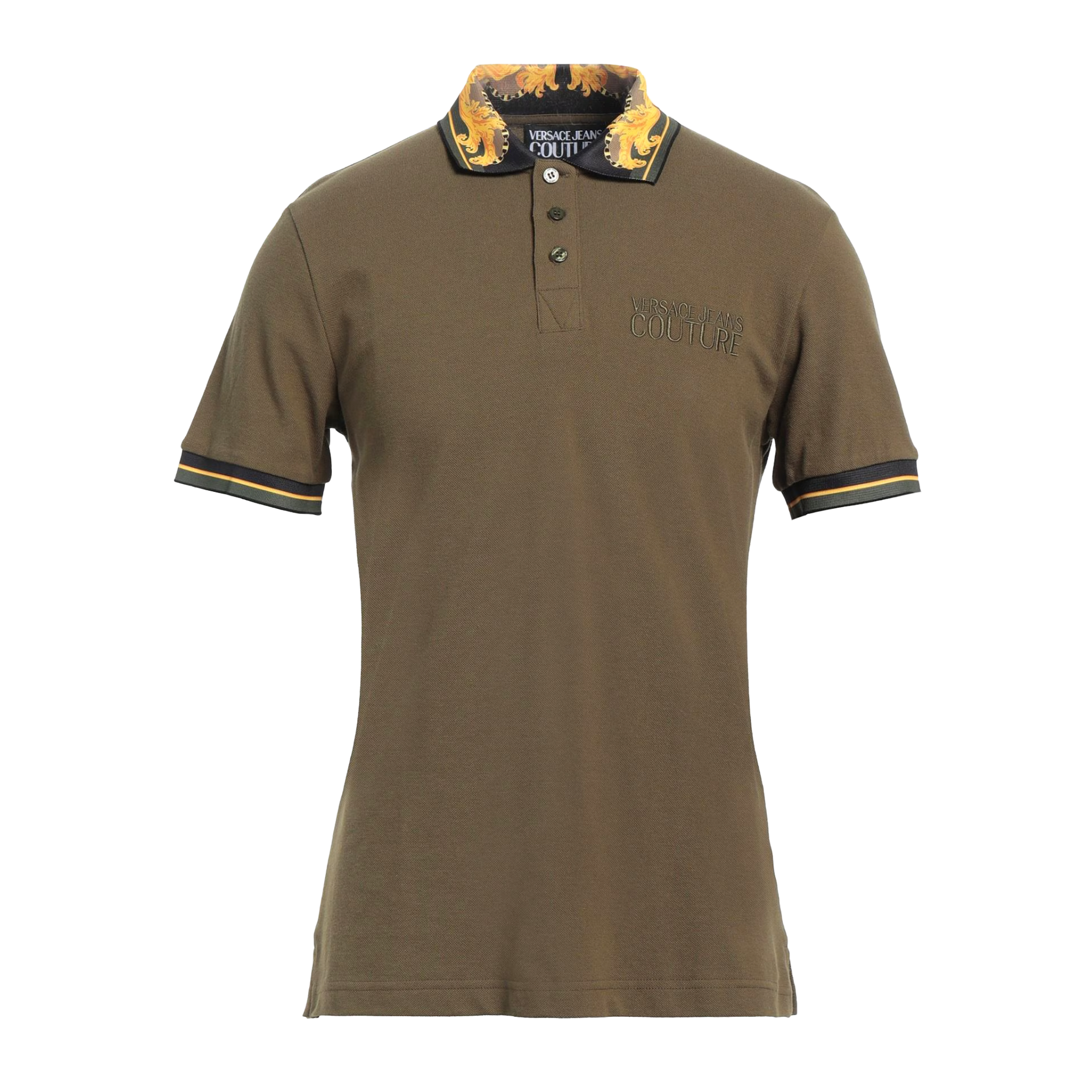 Camiseta Tipo Polo Verde Versace Jeans Couture