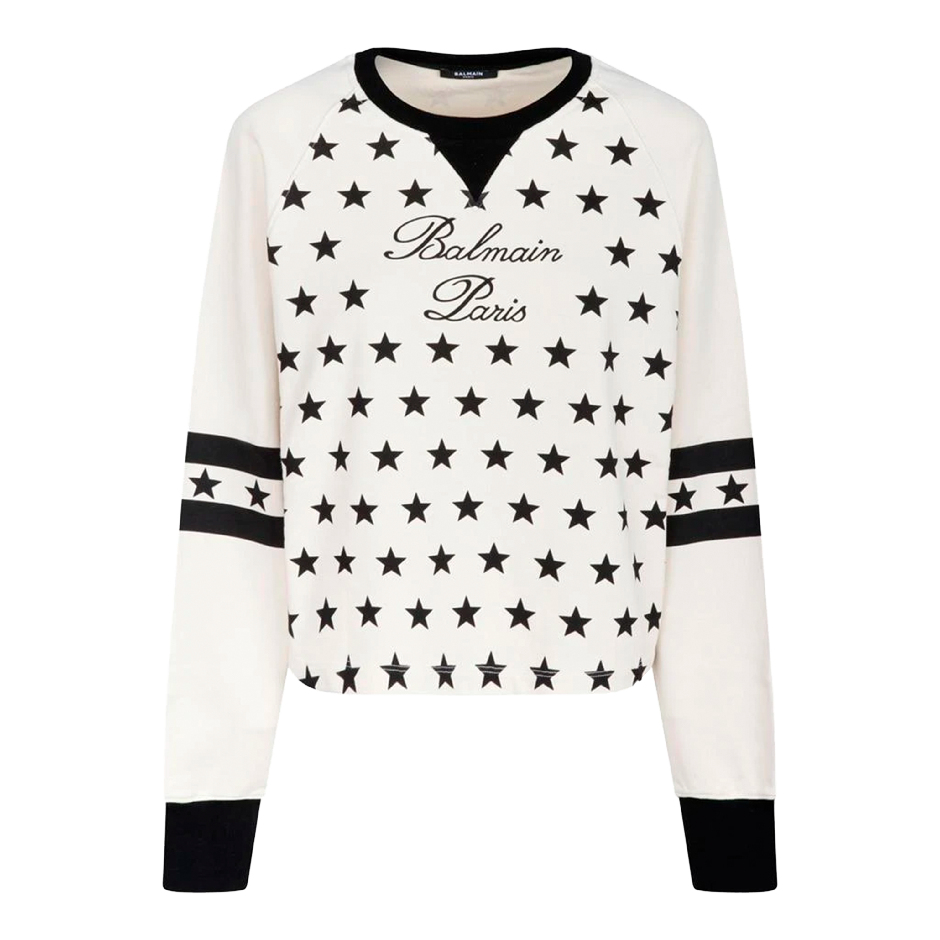 Buzo Blanco Balmain Signature Stars