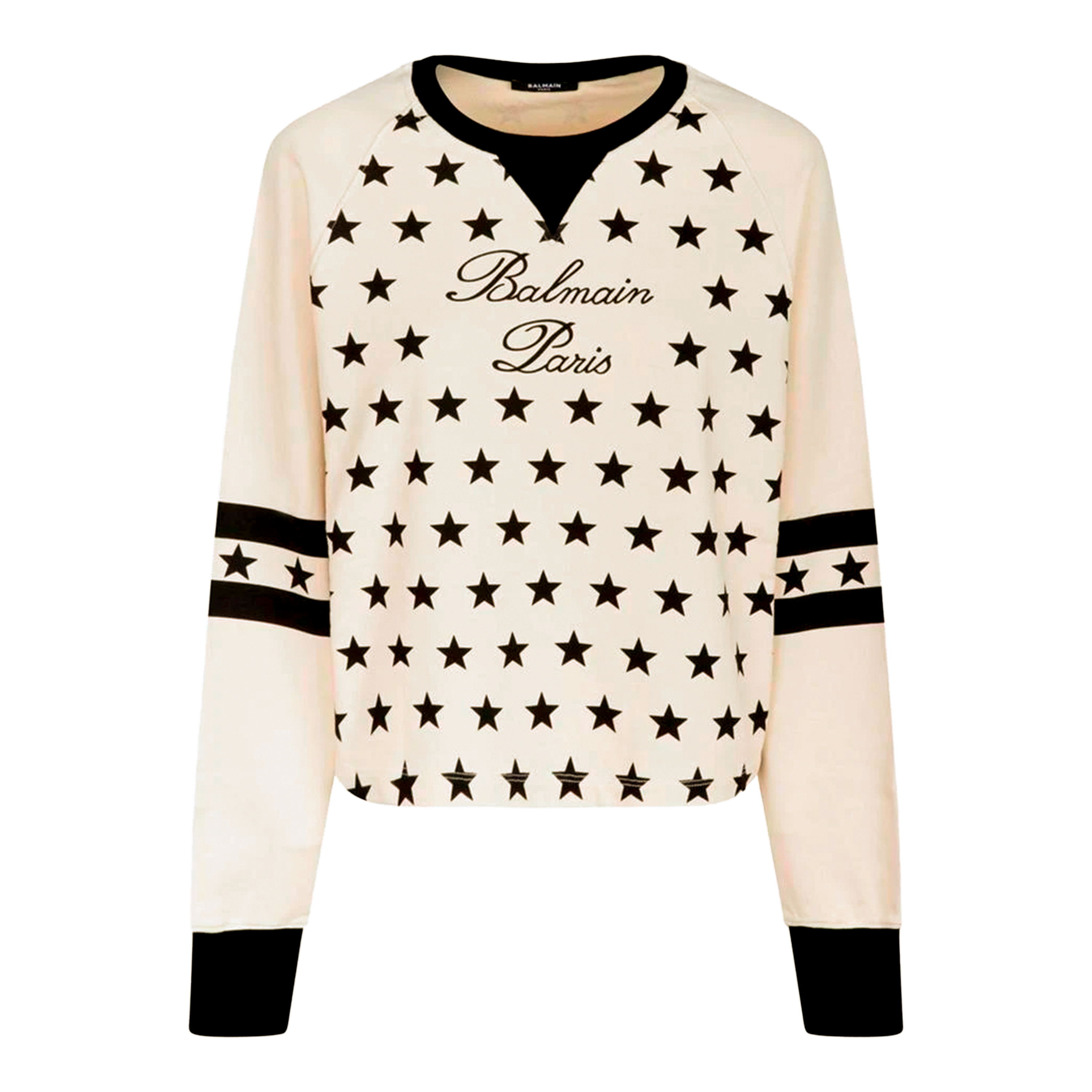 Buzo Blanco Balmain Signature Stars