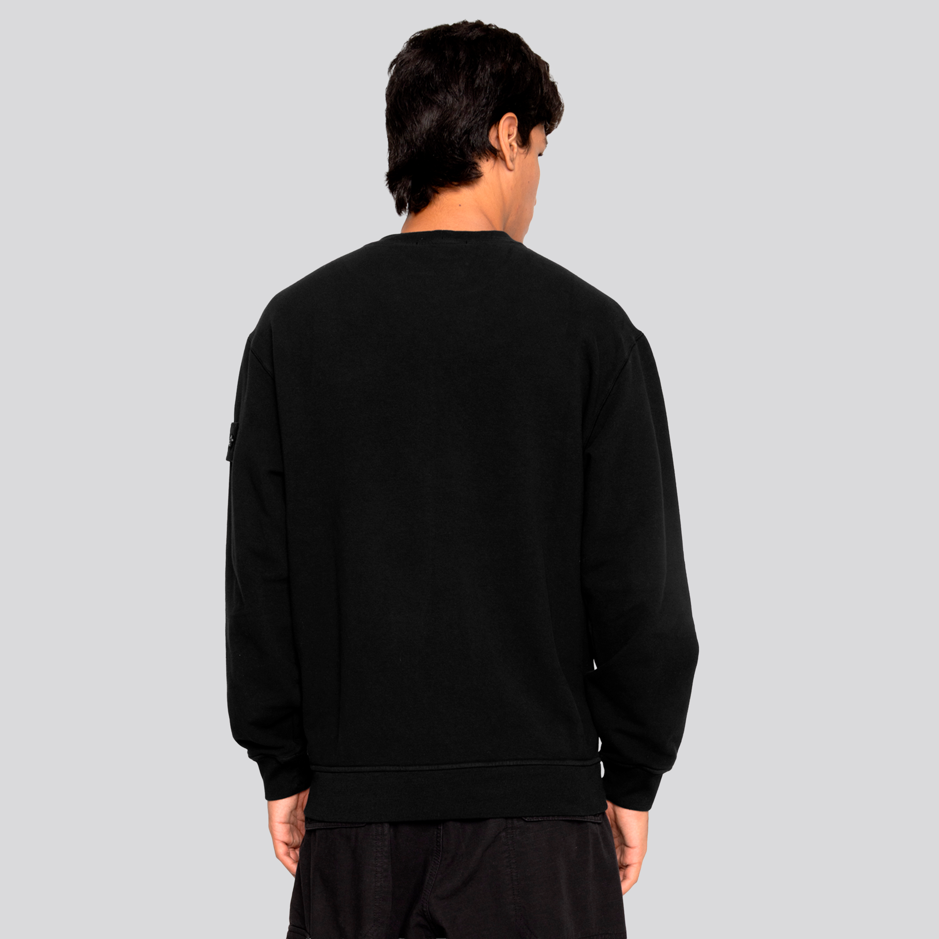 Chaqueta Negra Stone Island Ghost