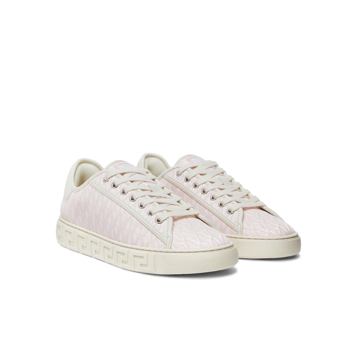 Sneakers Rosados Versace Greca Jacquard