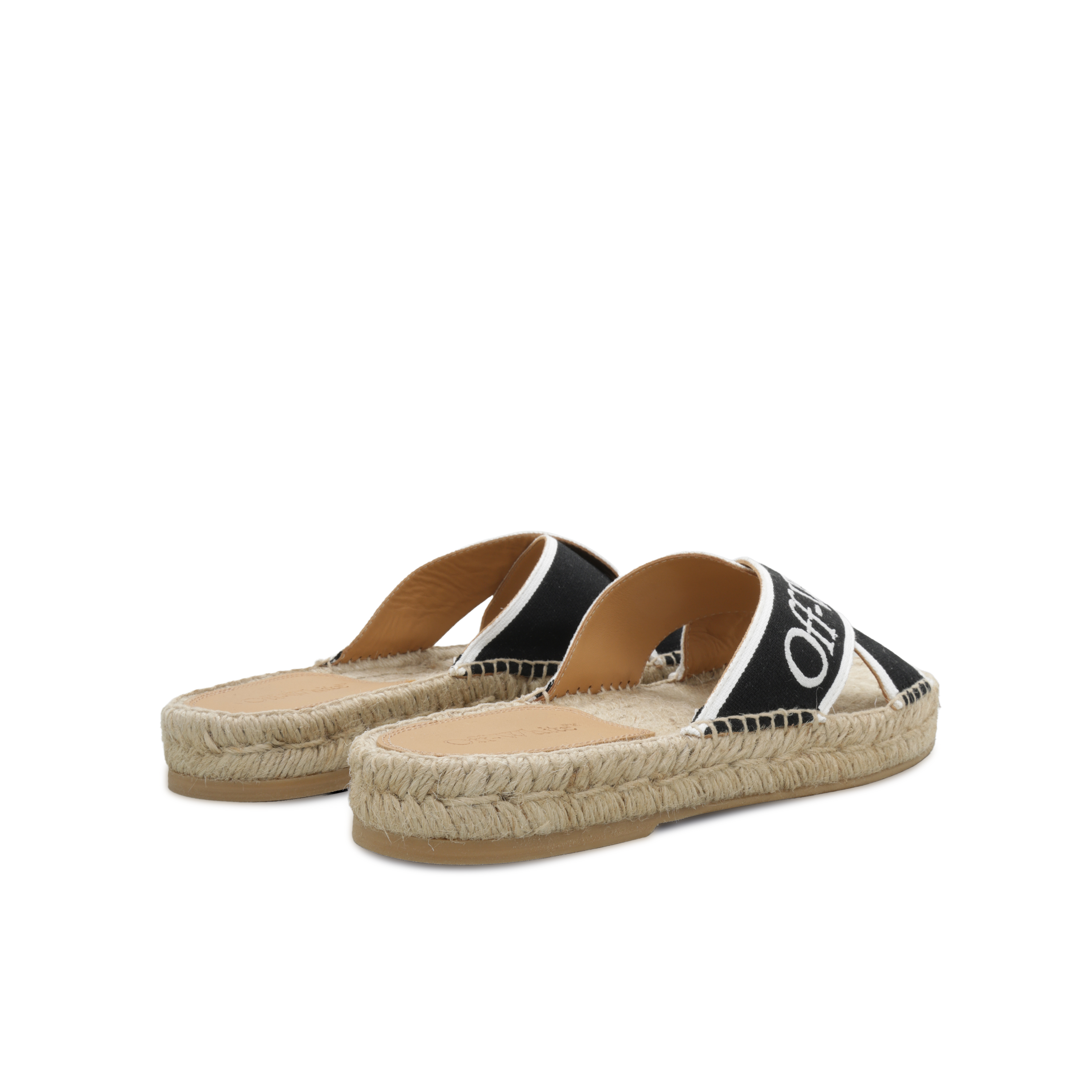 Sandalias Negras Off-White Criss Cross