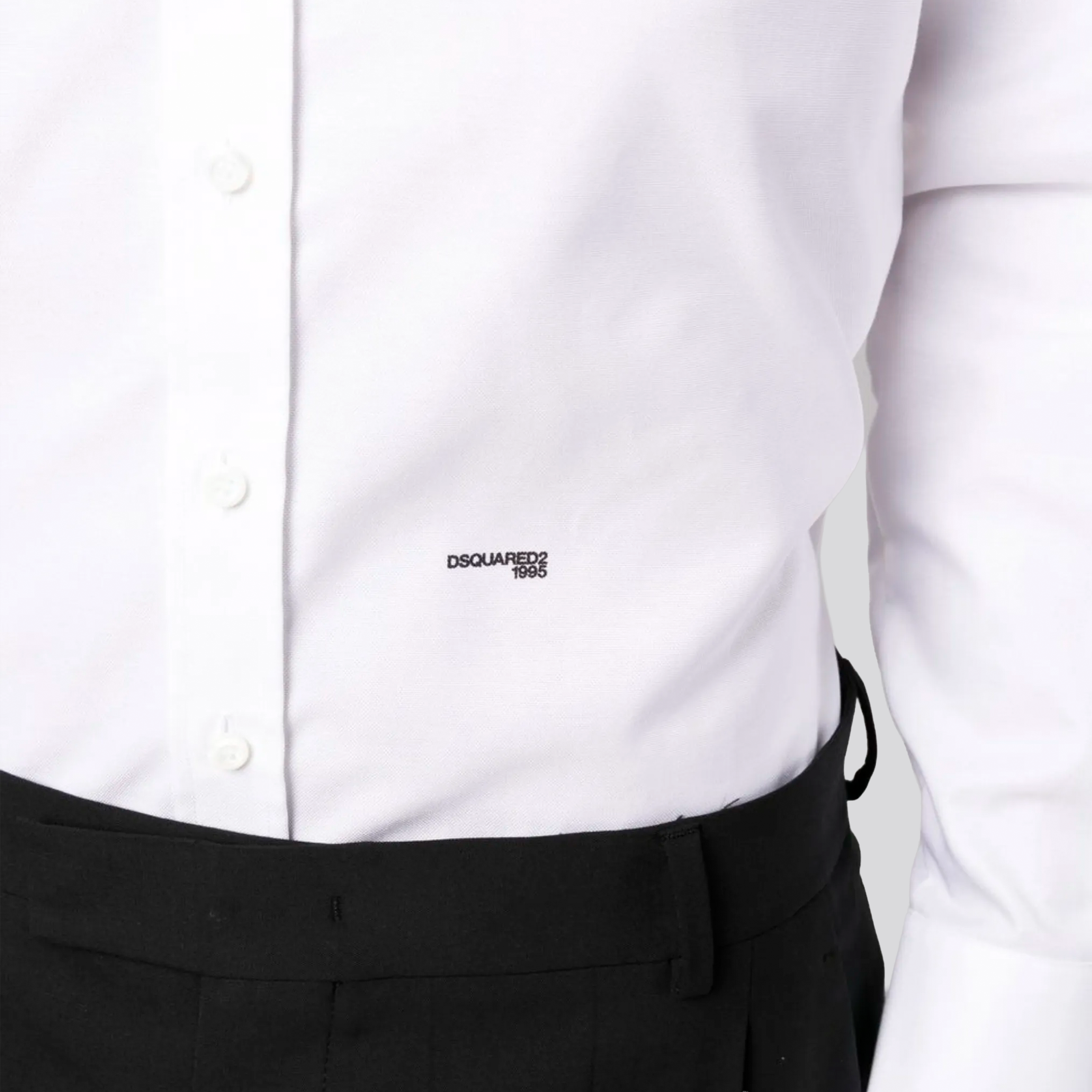 Camisa Blanca Dsquared2 Shirt White Sign Dsquared2