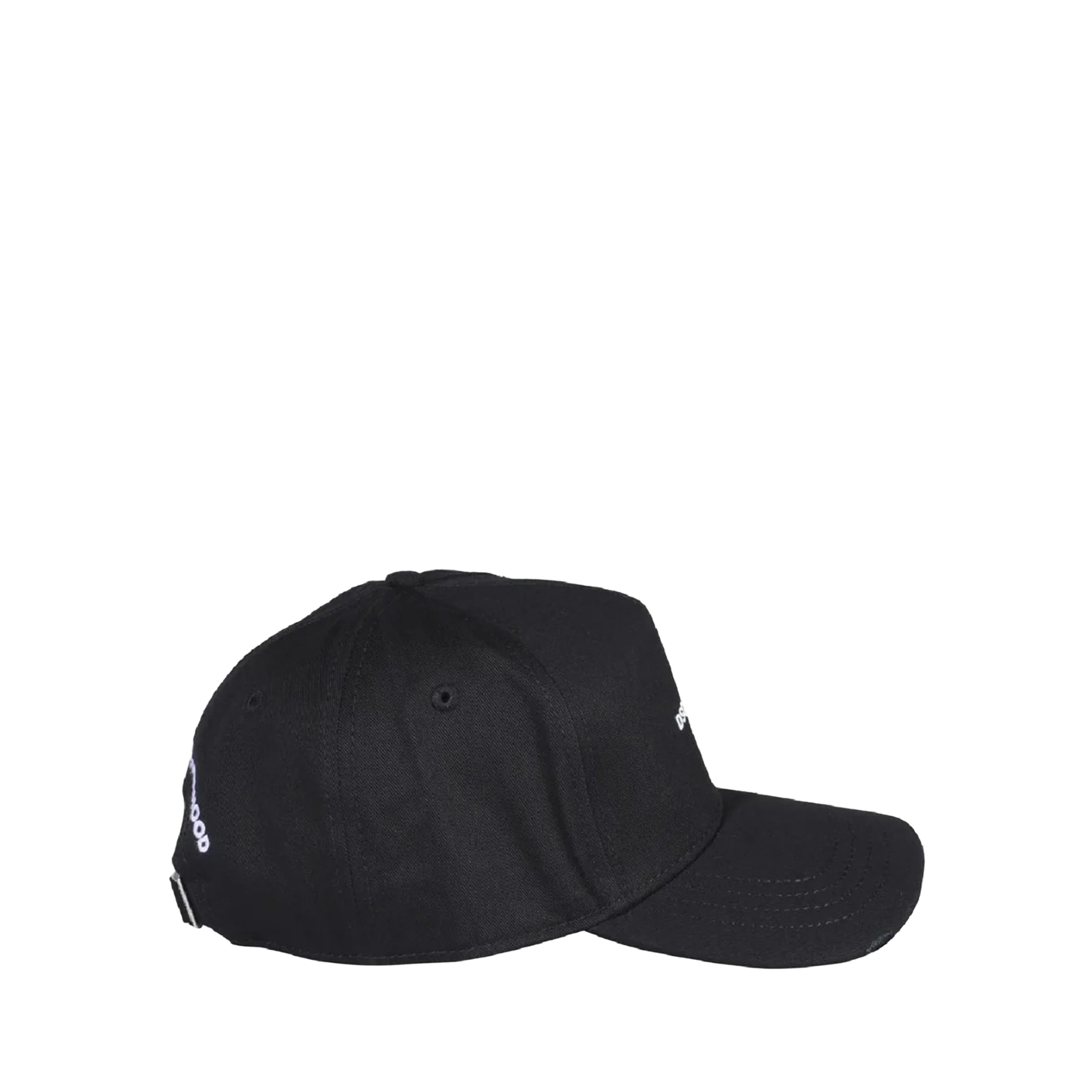 Gorra Negra Dsquared2 Nylon Plaque