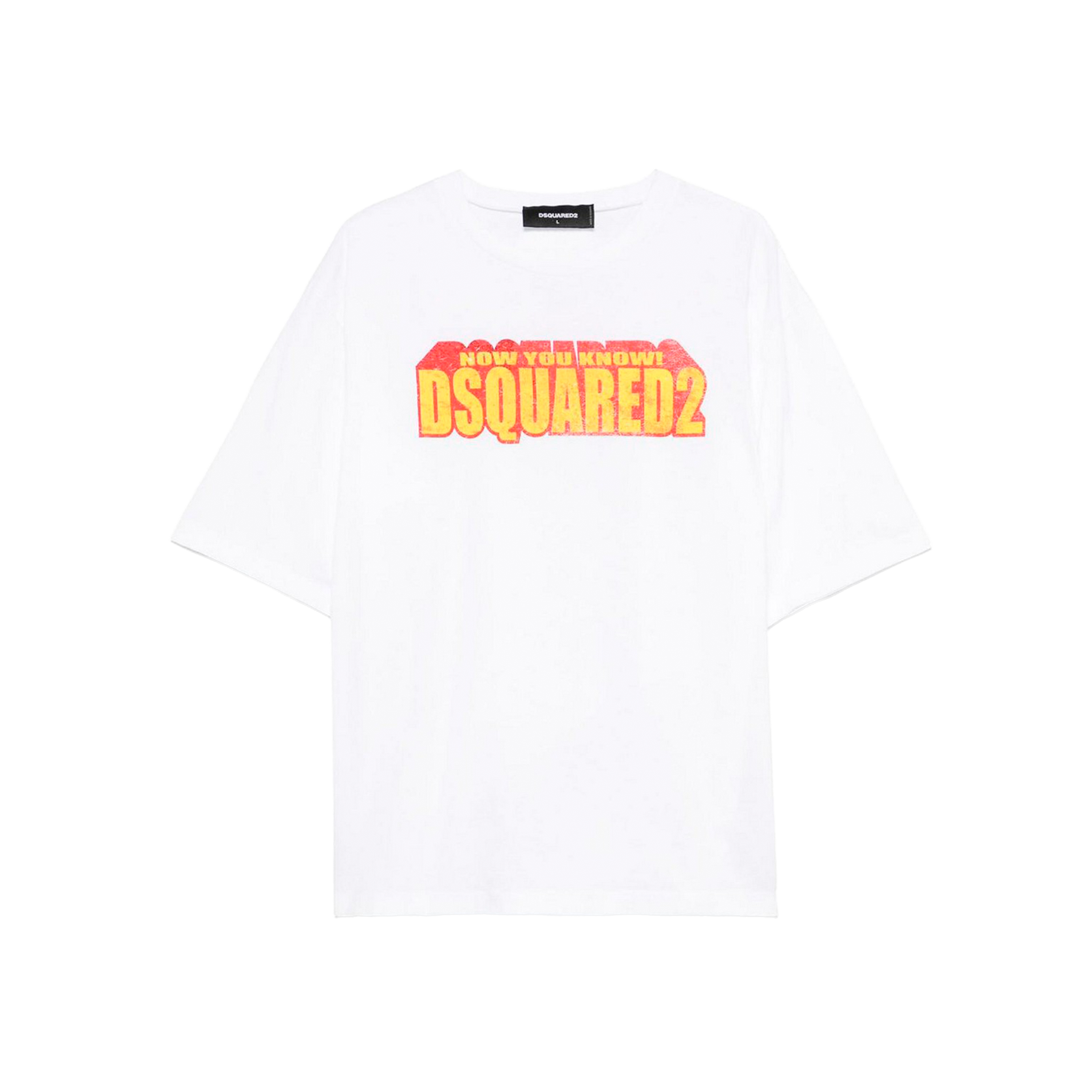 Camiseta Blanca Dsquared2 3D
