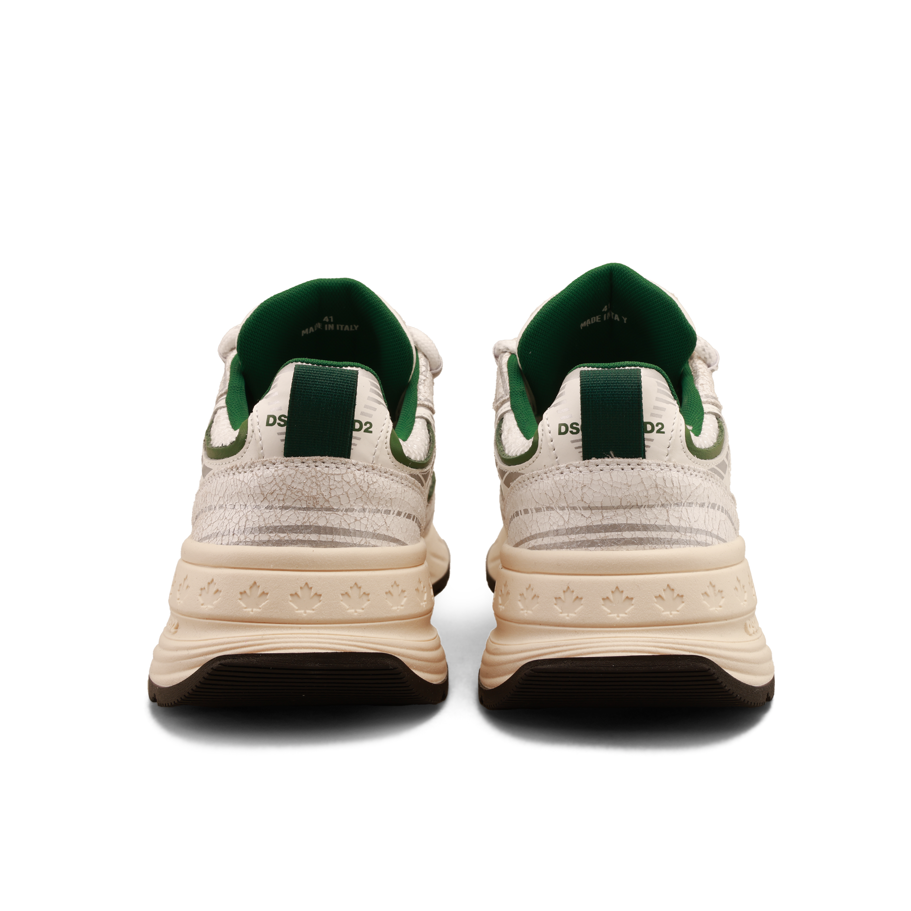 Sneakers Blancos Dsquared2 Detailed Leaf