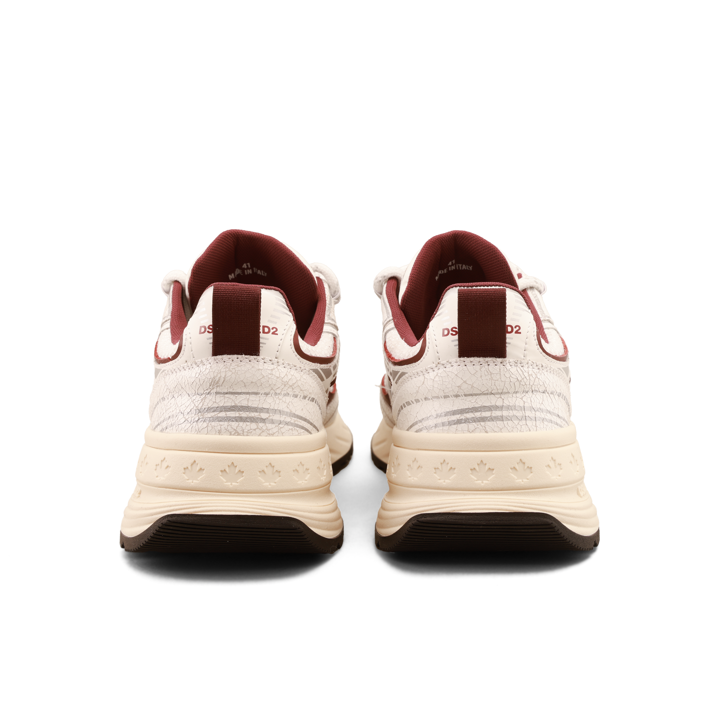 Sneakers Blancos Dsquared2 Detailed Leaf