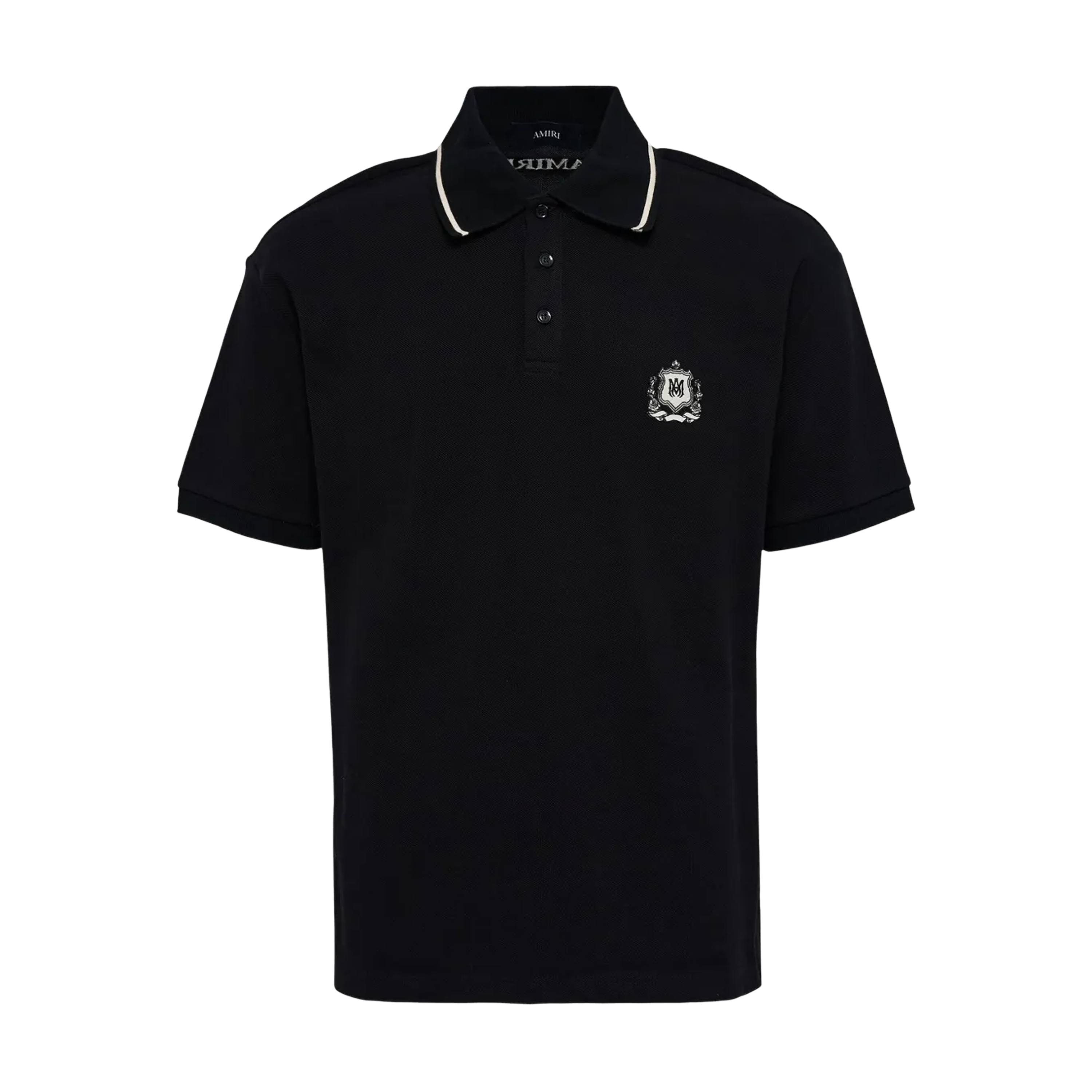 Camiseta Tipo Polo Negra AMIRI MA Crest
