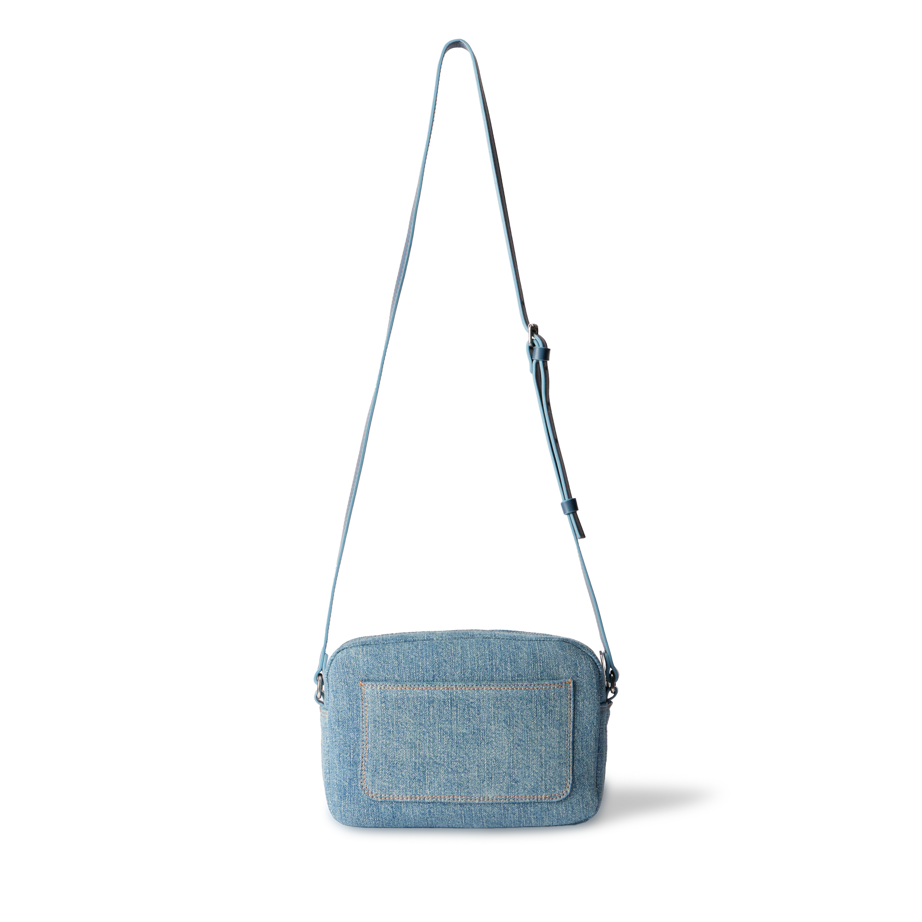 Cartera Denim Off-White Camera Bag