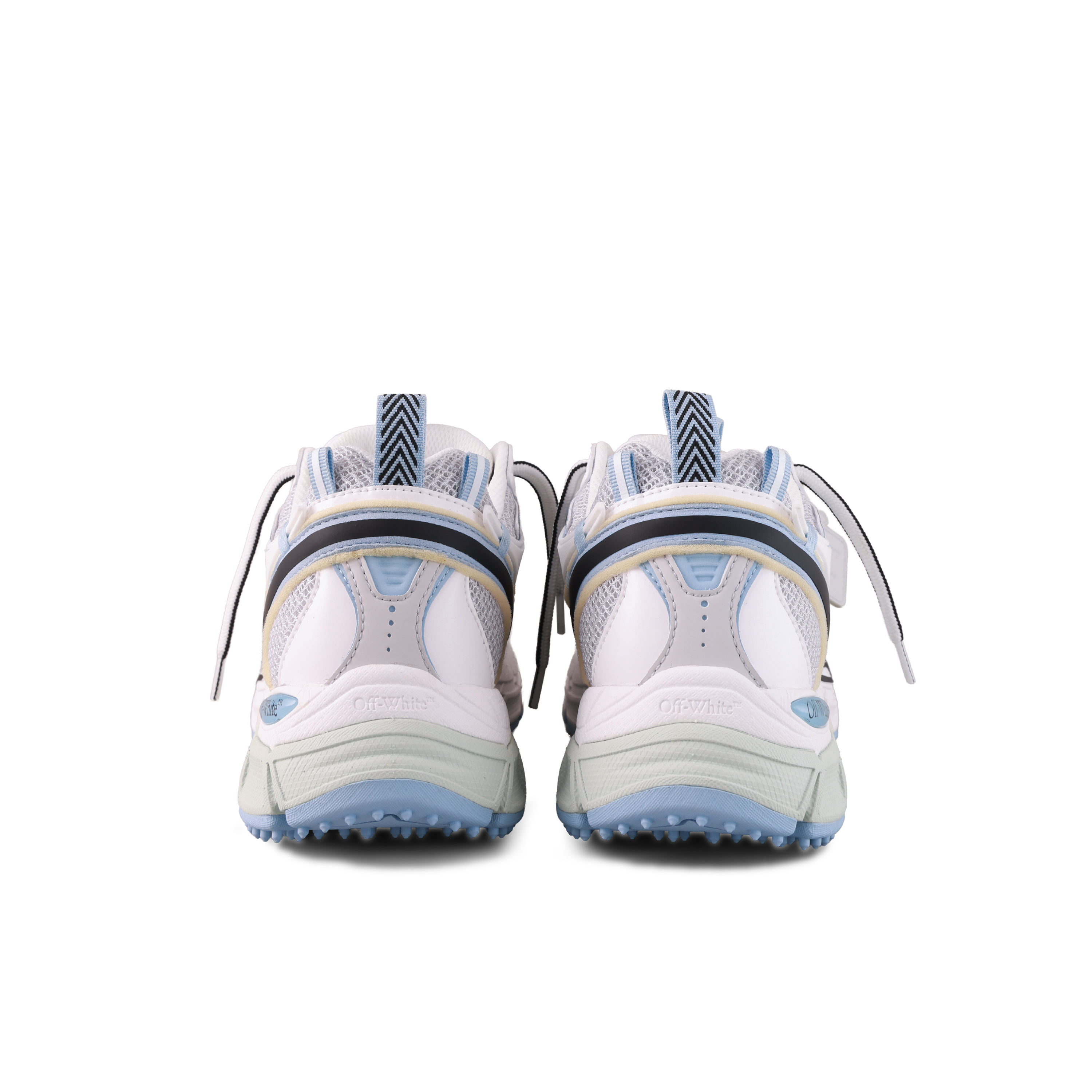 Sneakers Blanco Celeste Off-White "Be Right Back"
