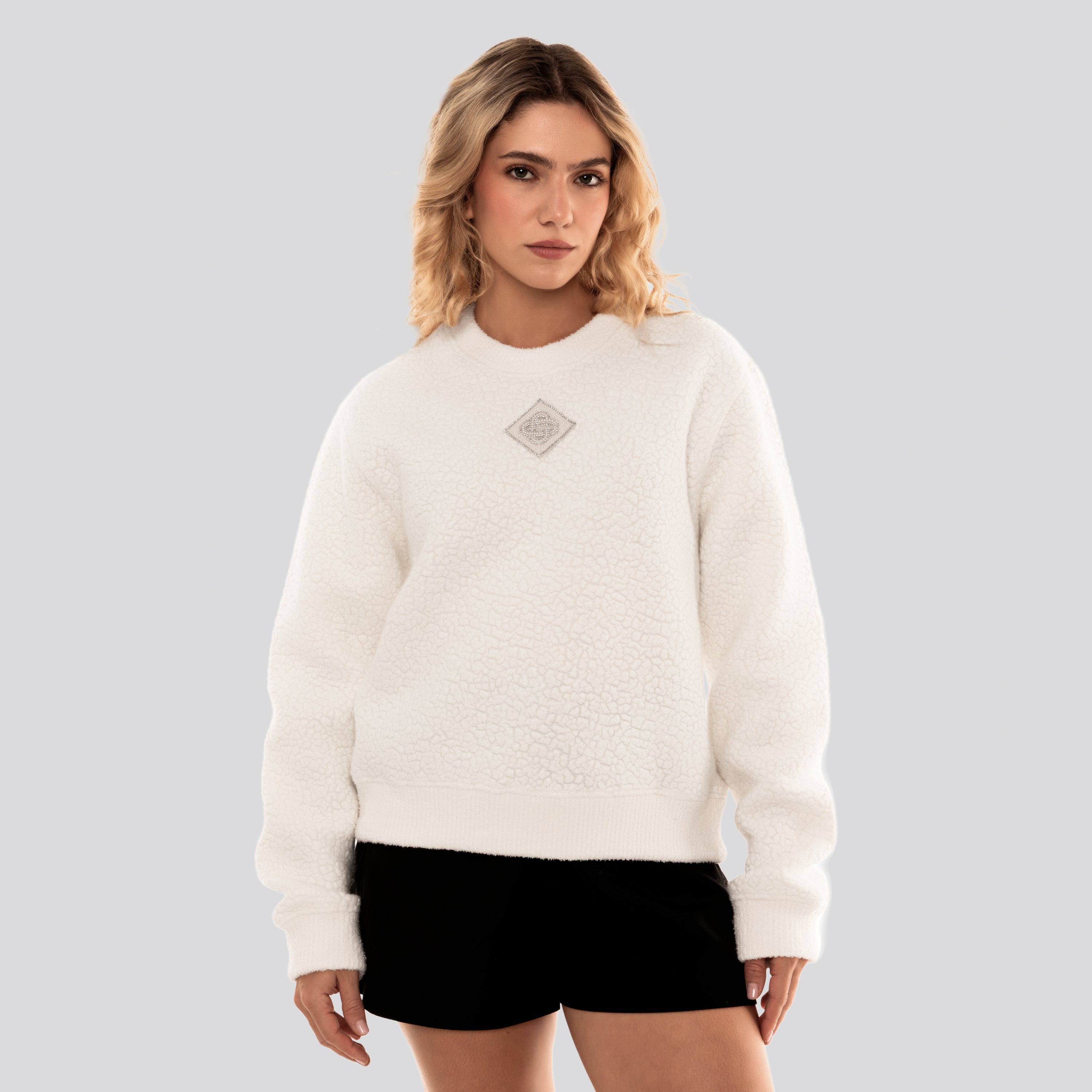 Buzo Blanco Casablanca Cashmere Terry
