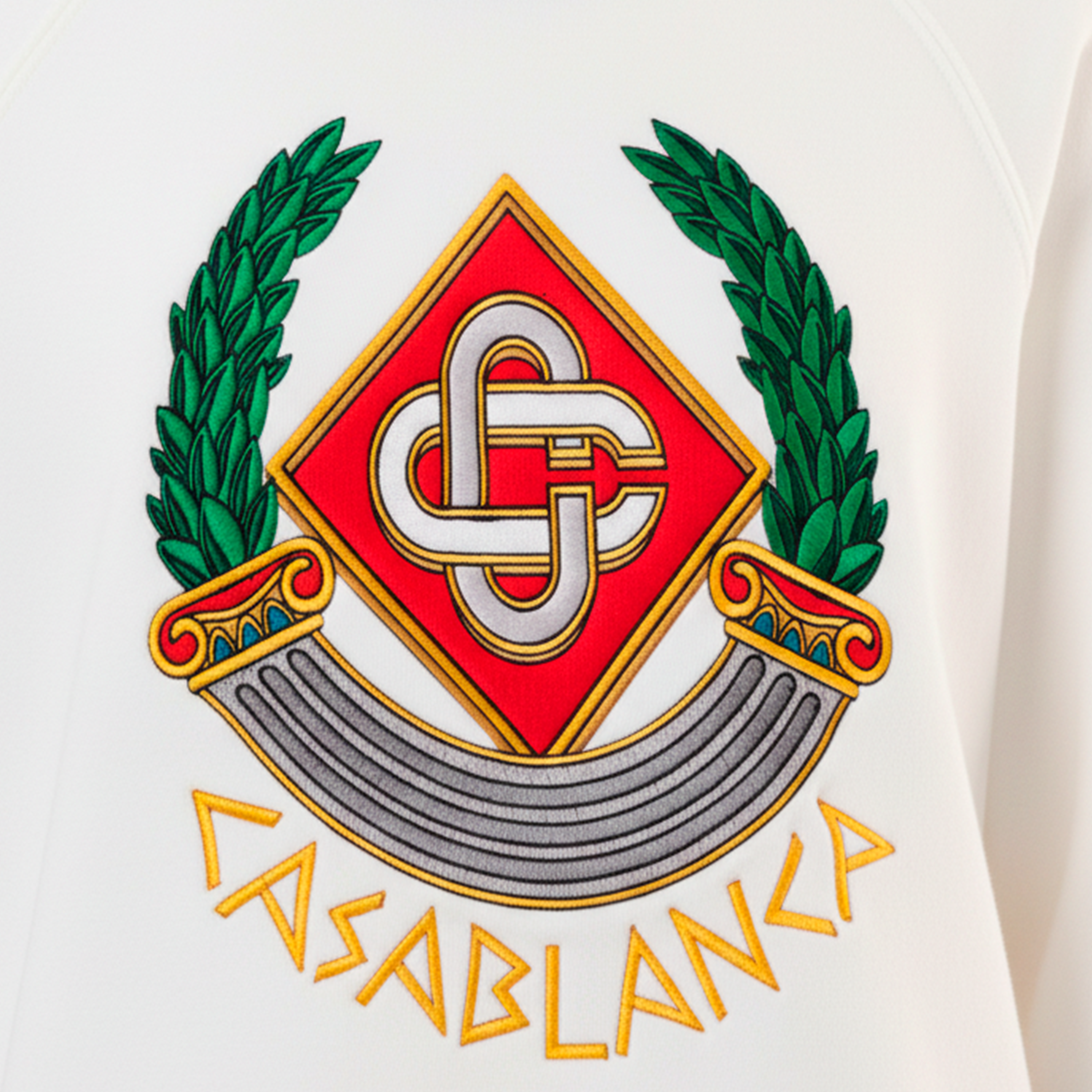 Buzo Blanco Casablanca Crest