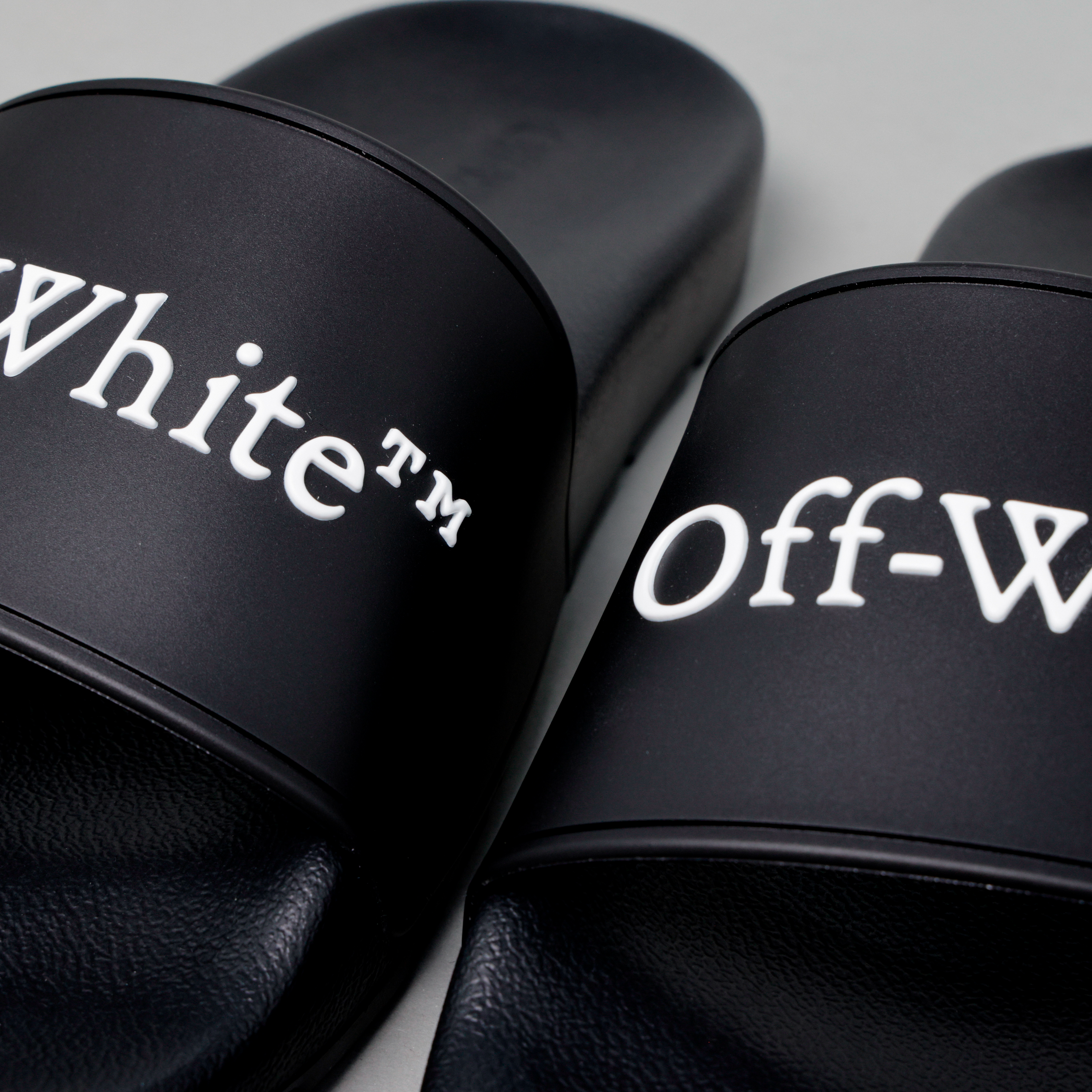Sandalias Negros Off-White Logo