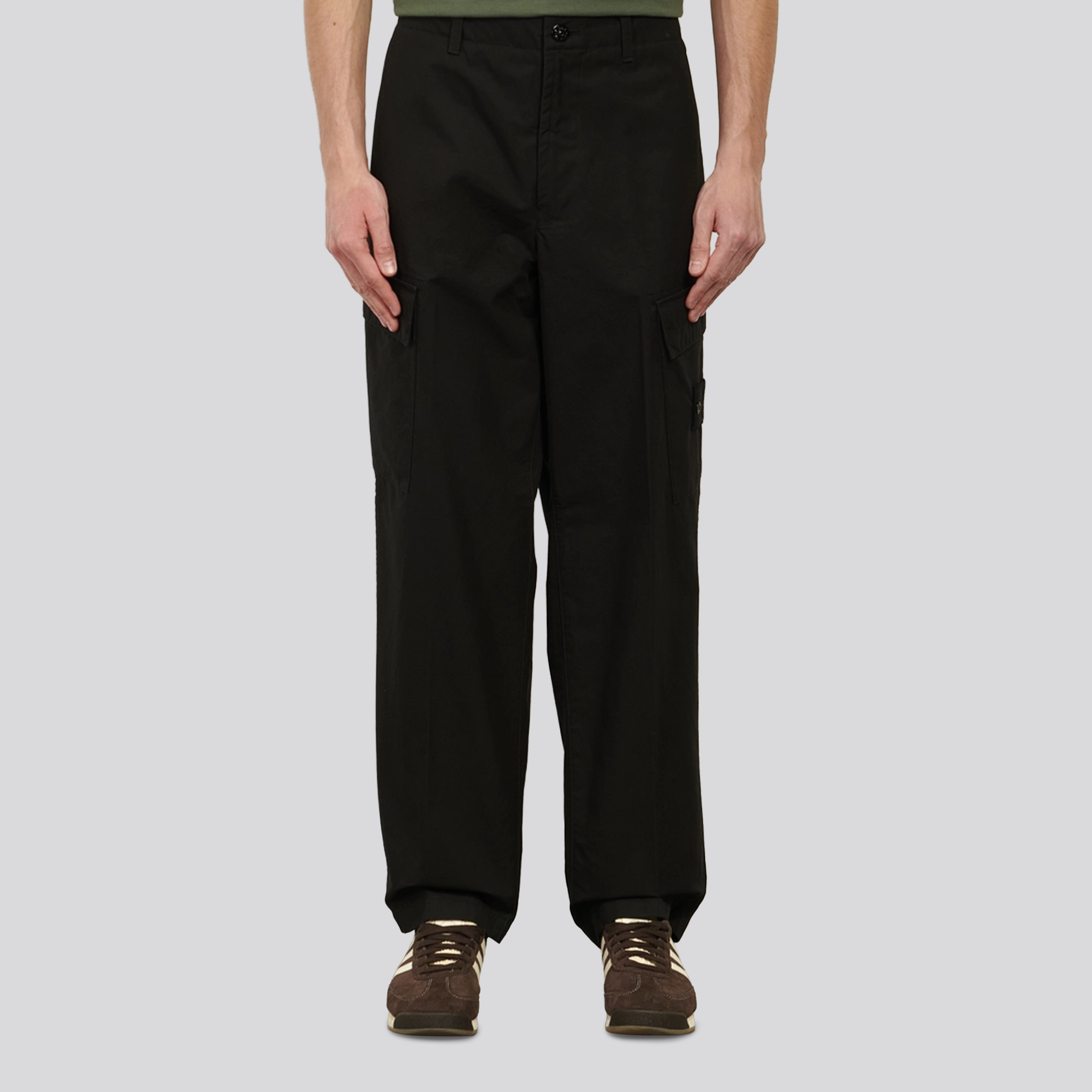 Pantalón Negro Stone Island Ghost