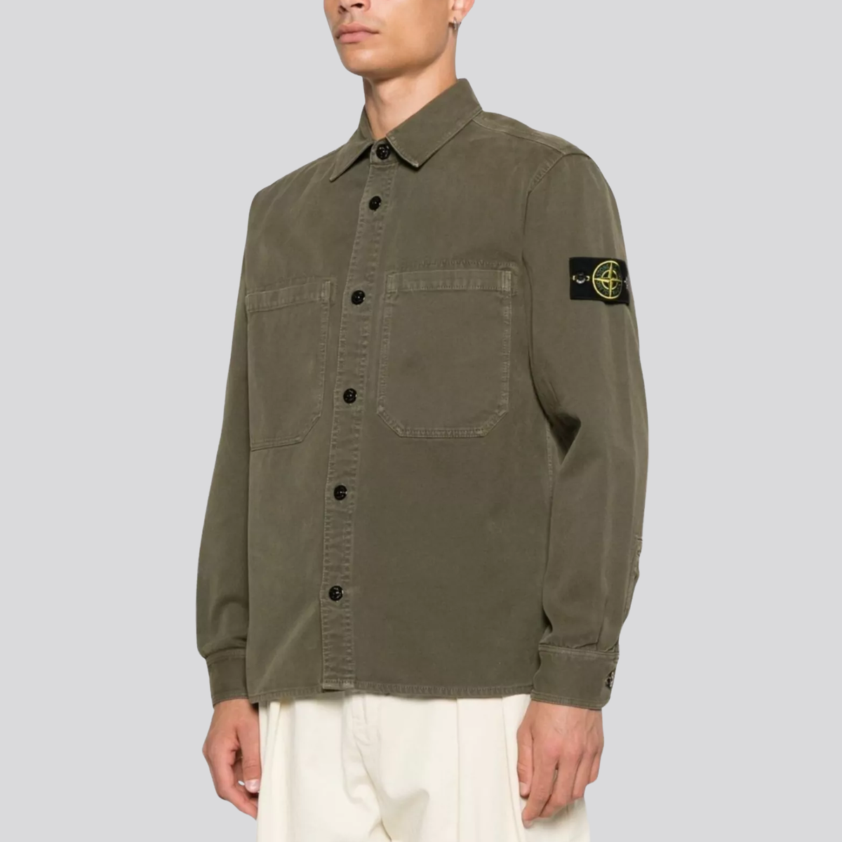 Camisa Verde Stone Island