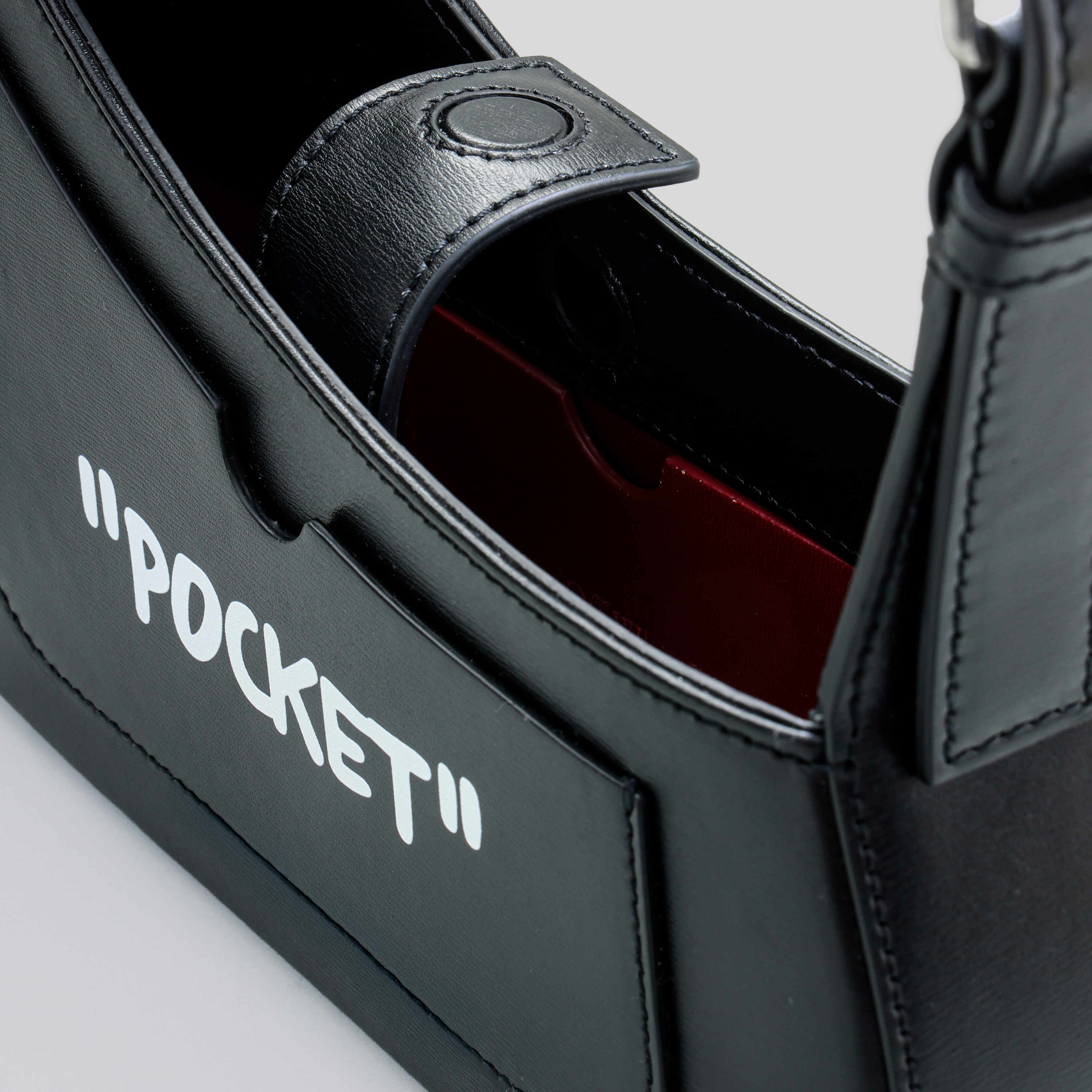 Cartera Negro Off-White Glam Inside