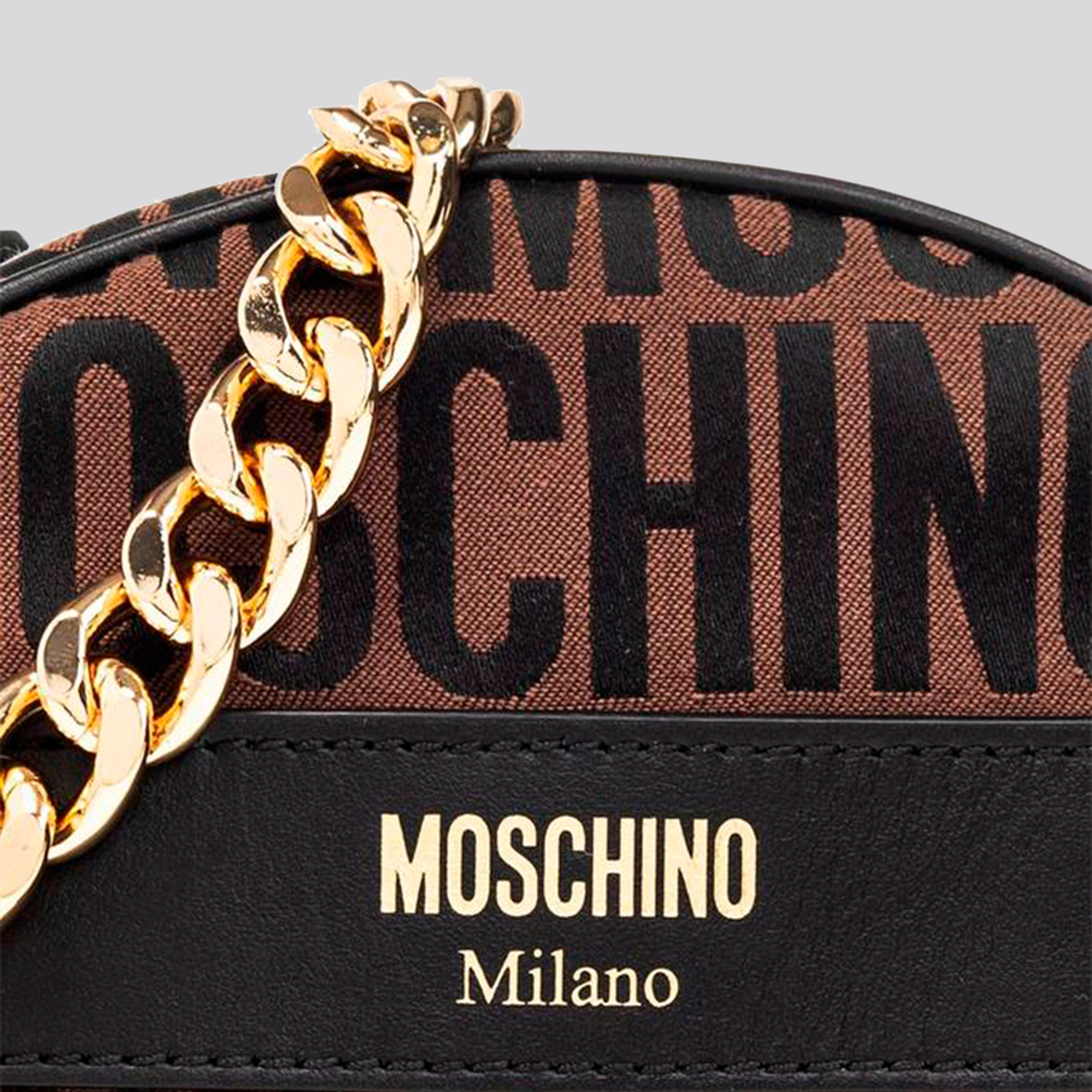 Cartera Café Moschino Monogram