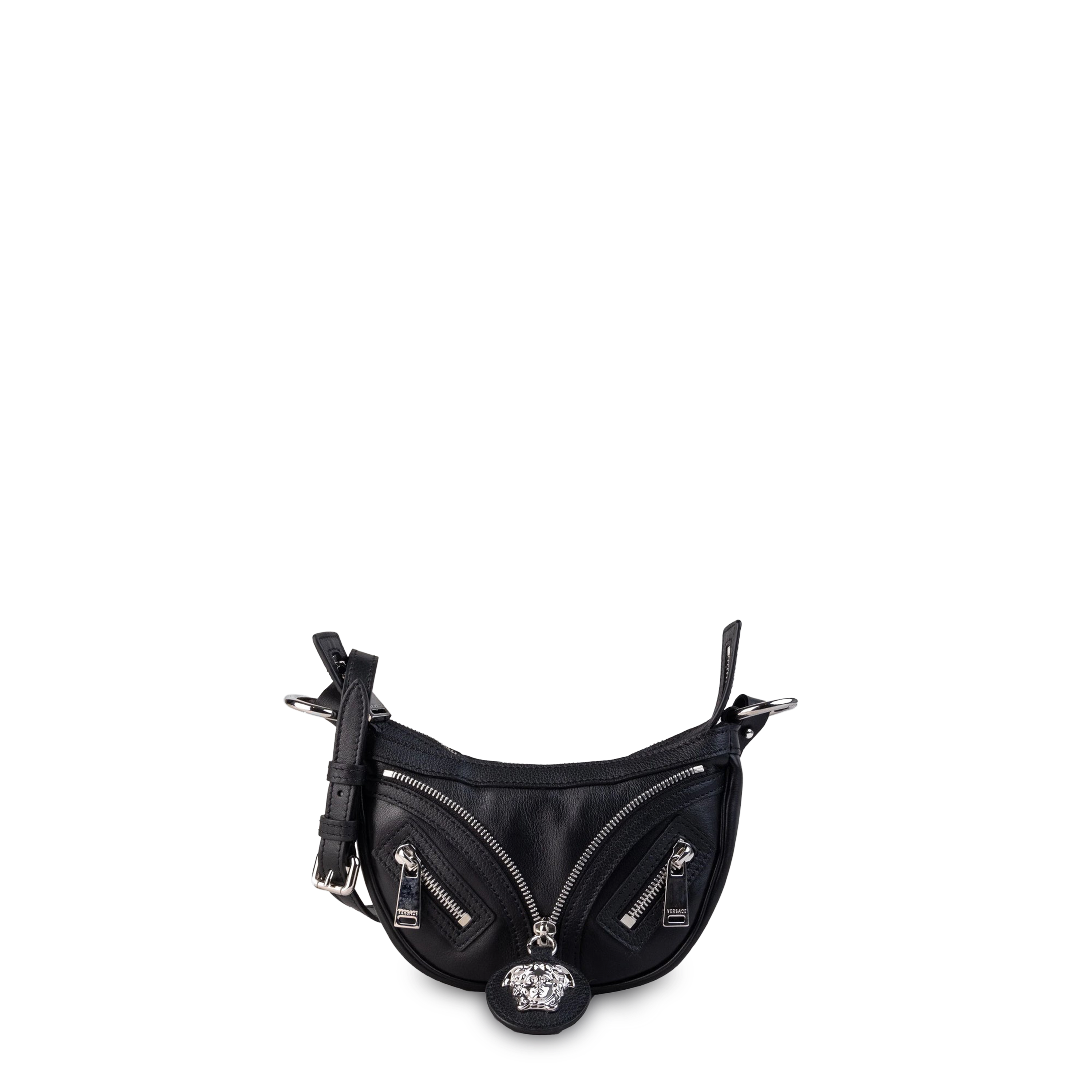 Cartera Negra Versace Medium Repeat