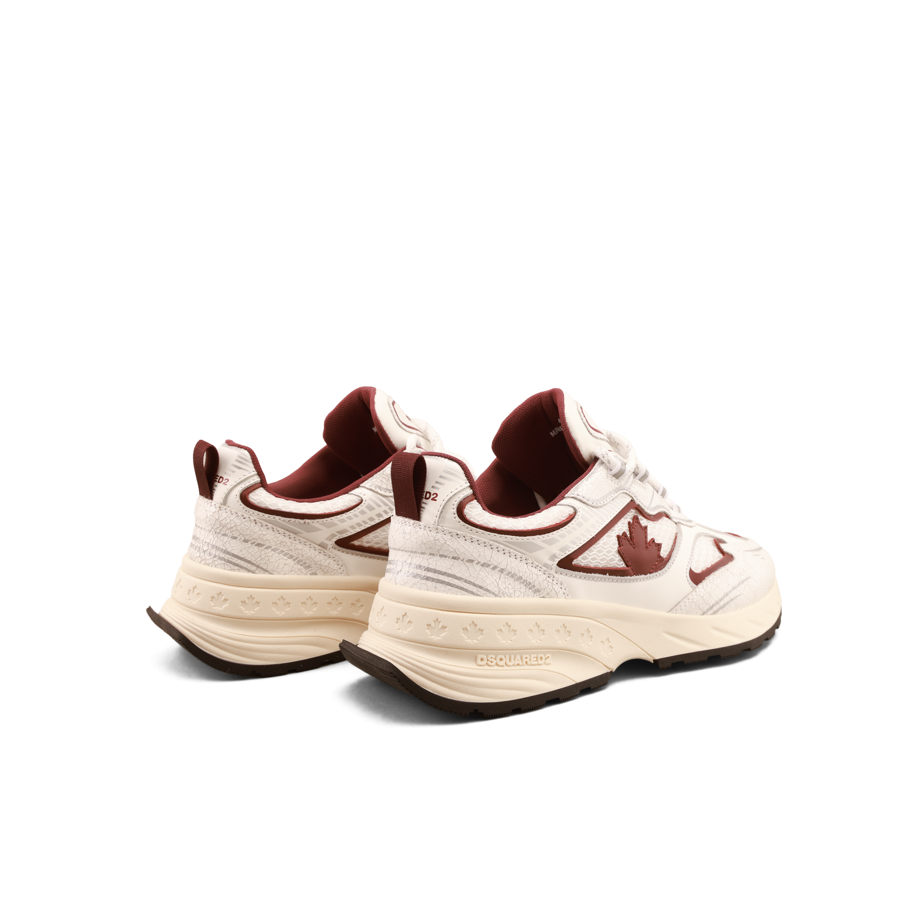 Sneakers Blancos Dsquared2 Detailed Leaf