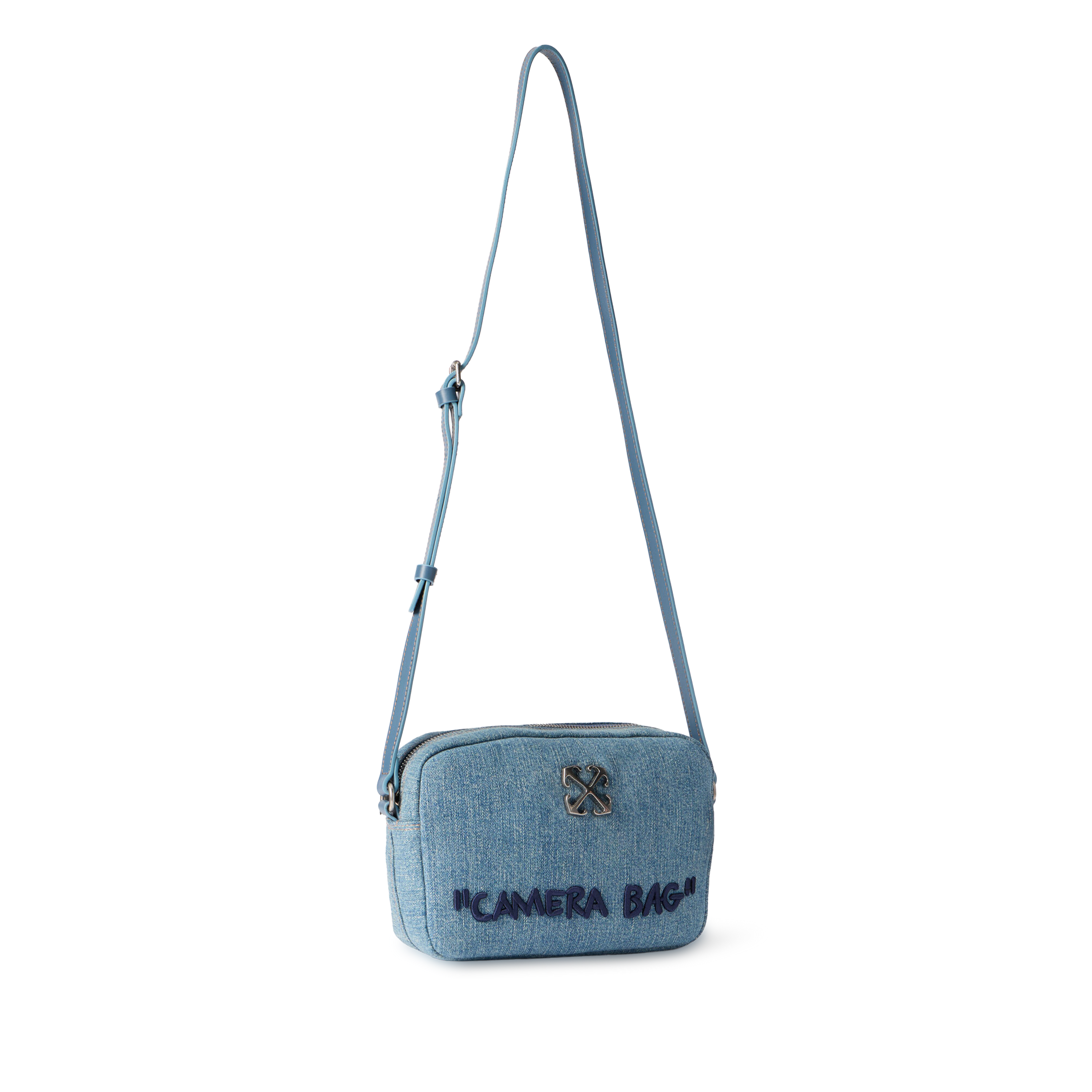 Cartera Denim Off-White Camera Bag