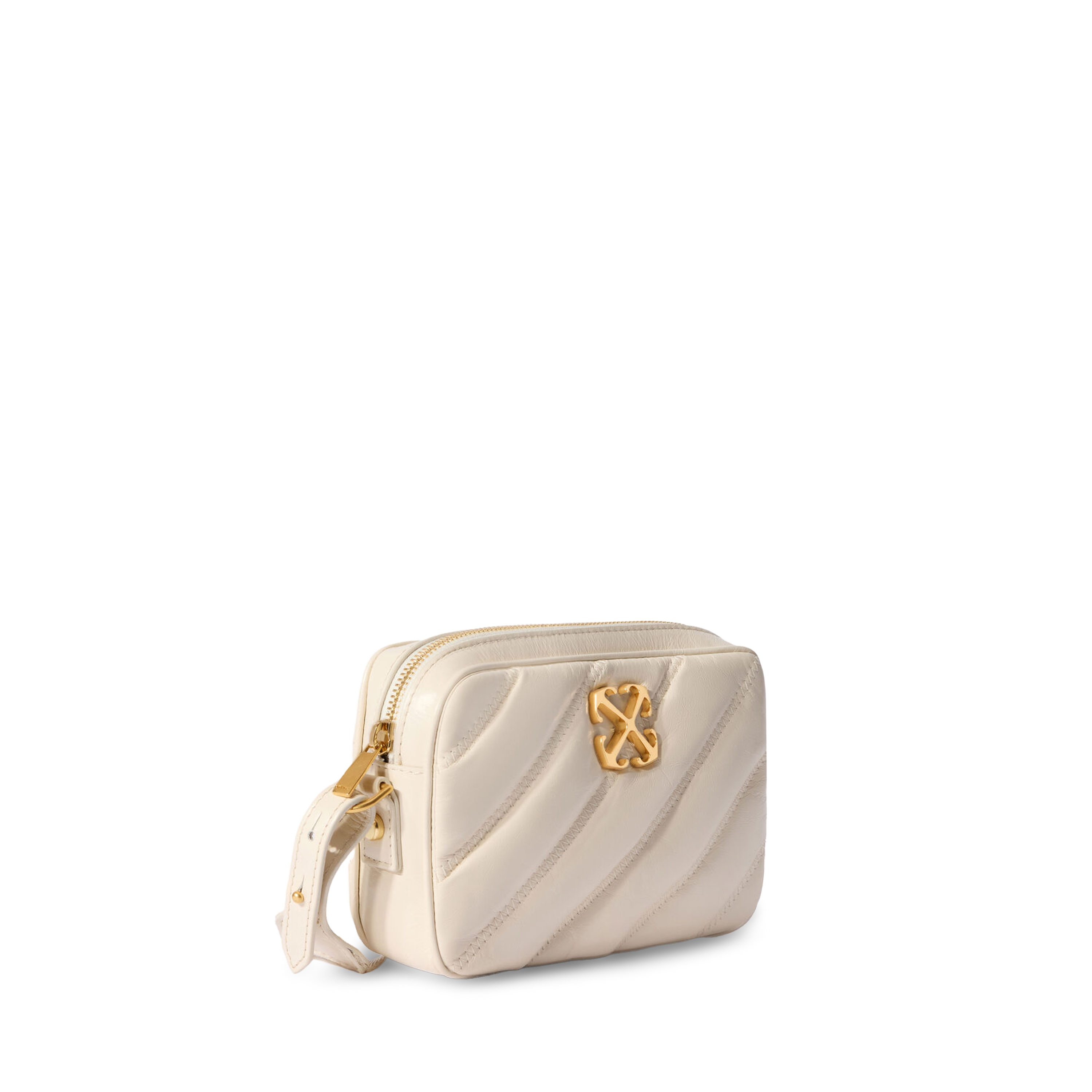 Cartera Beige Off-White Camera Bag