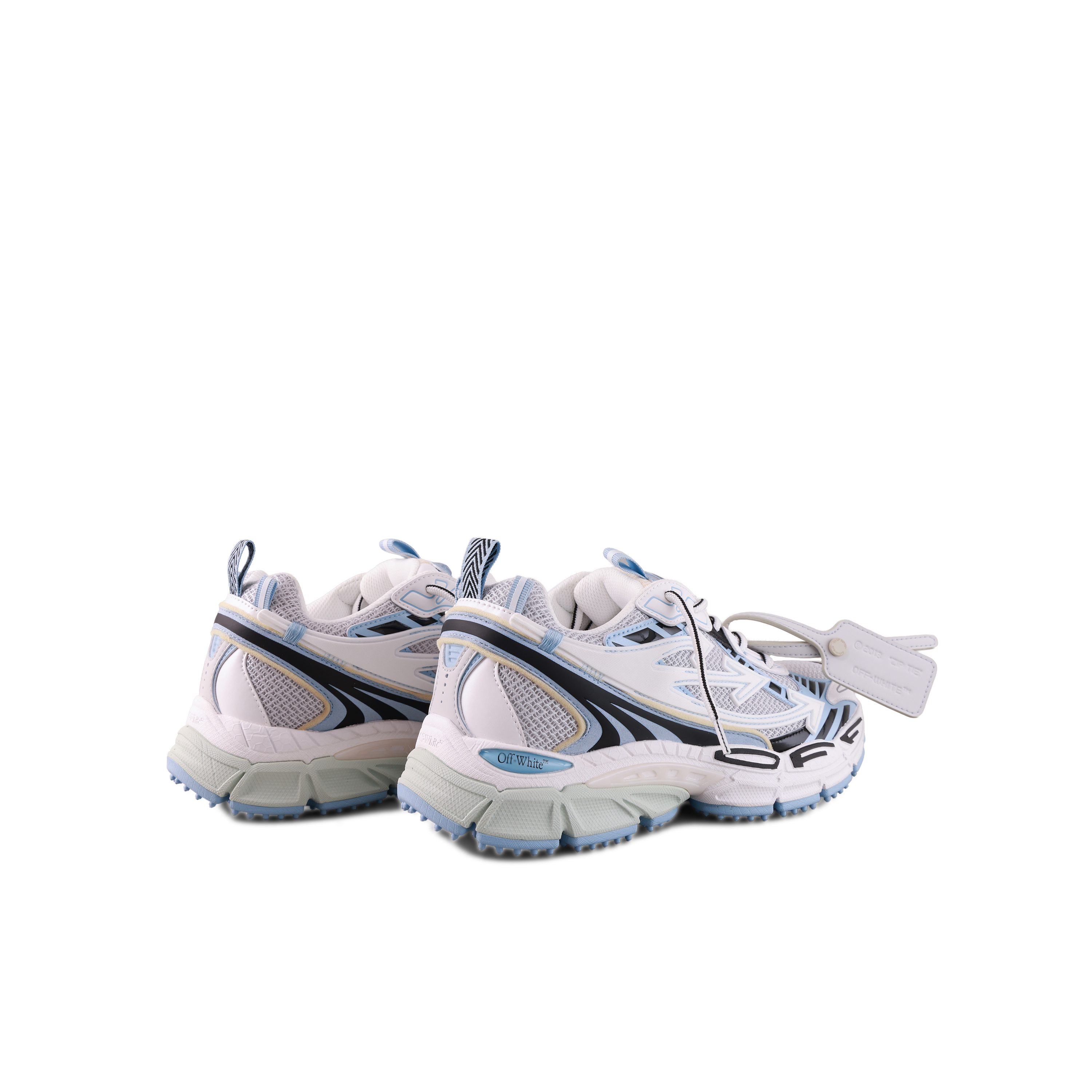 Sneakers Blanco Celeste Off-White "Be Right Back"