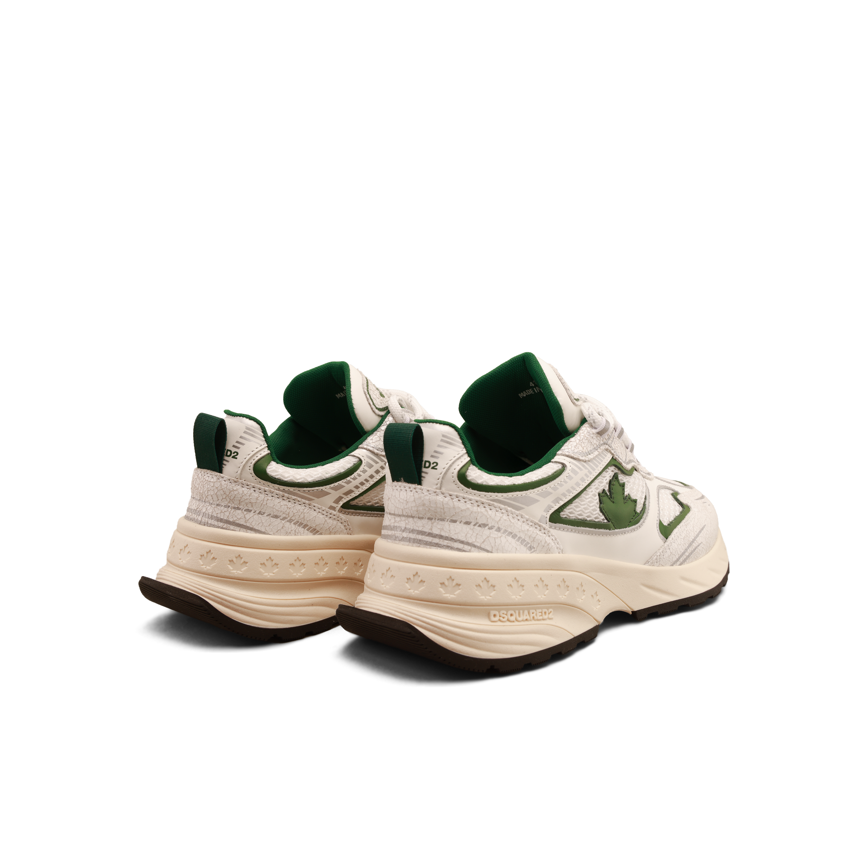 Sneakers Blancos Dsquared2 Detailed Leaf