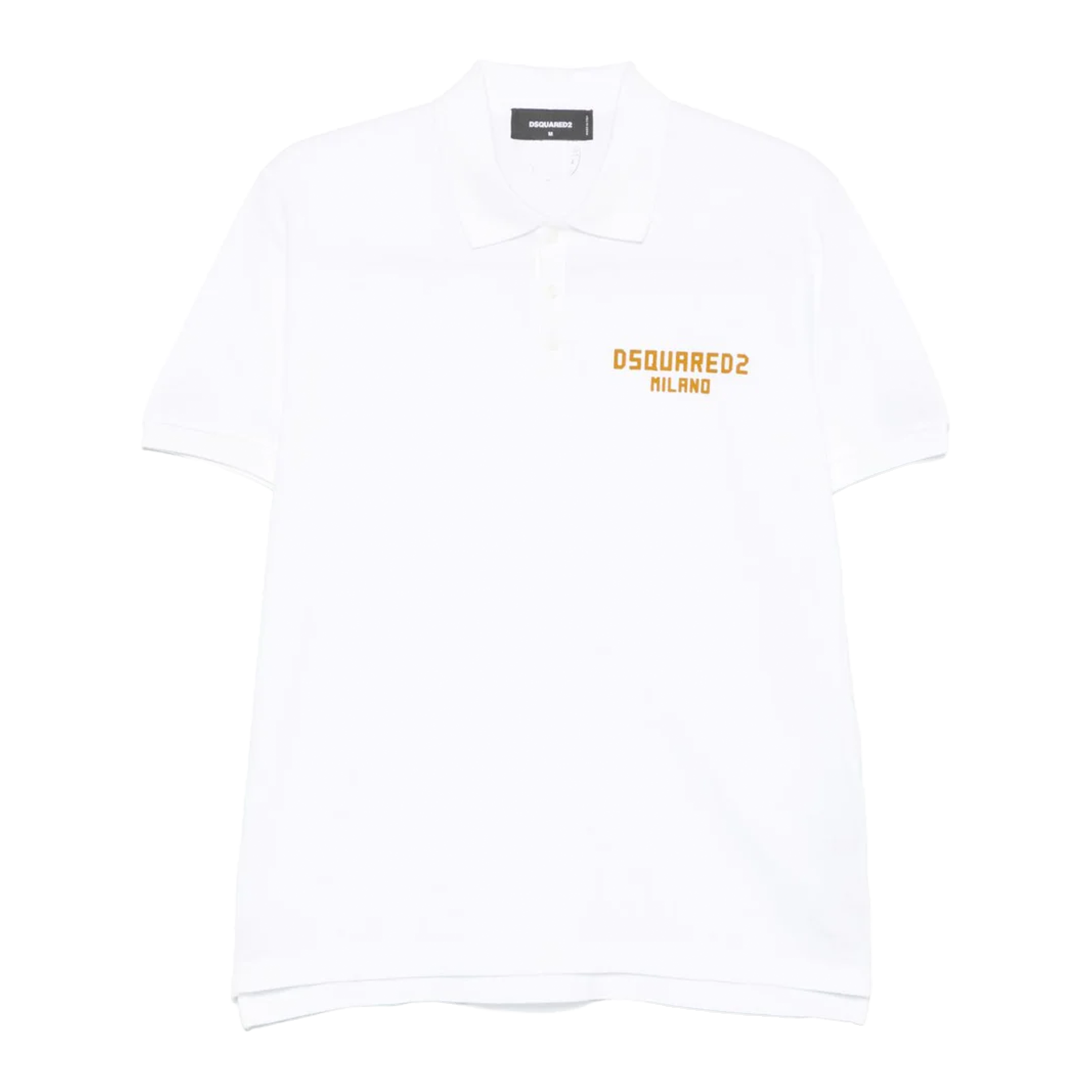 Camiseta Tipo Polo Blanca Dsquared2 Milano